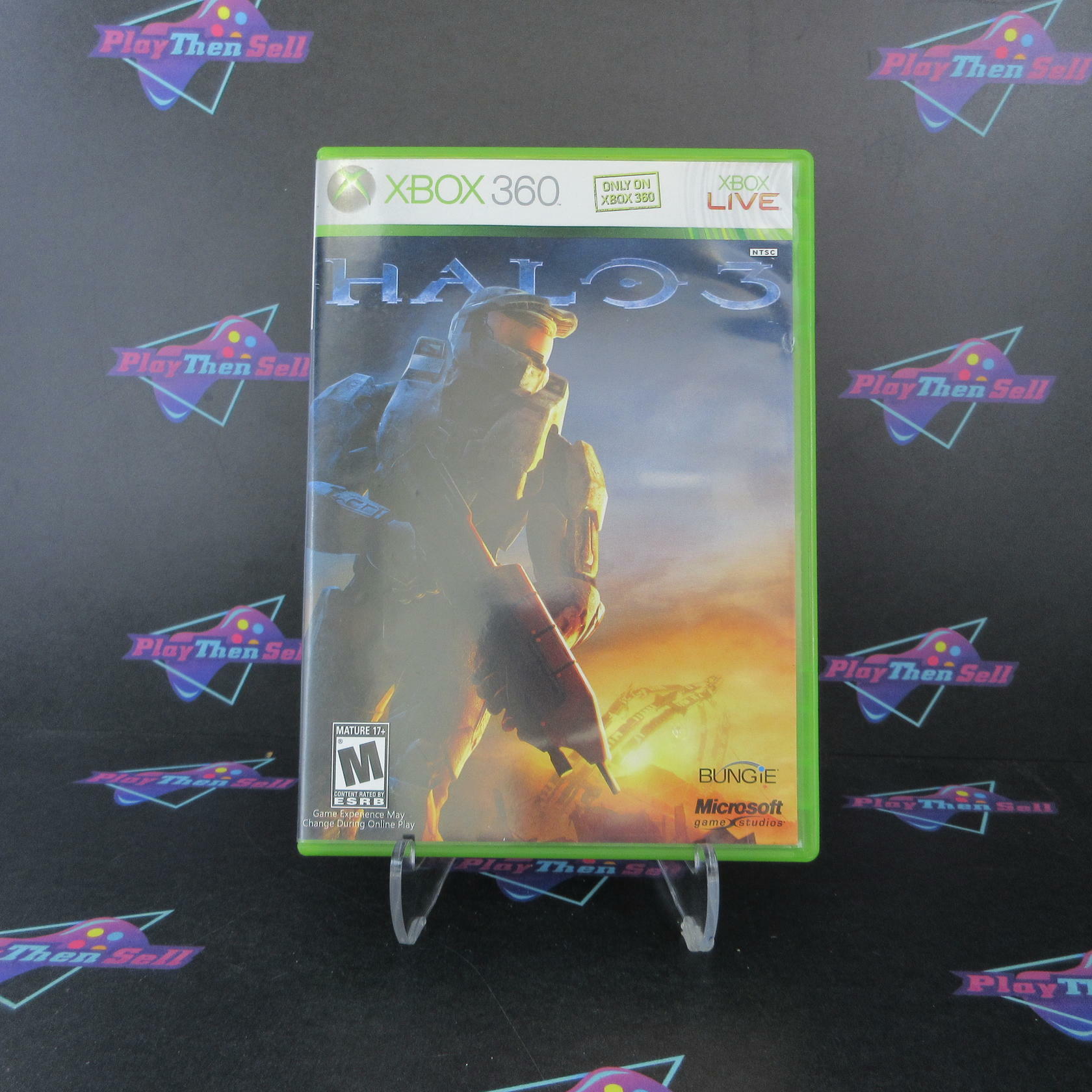 Halo 3 Xbox 360 MD + Poster Complete CIB - Very Good
