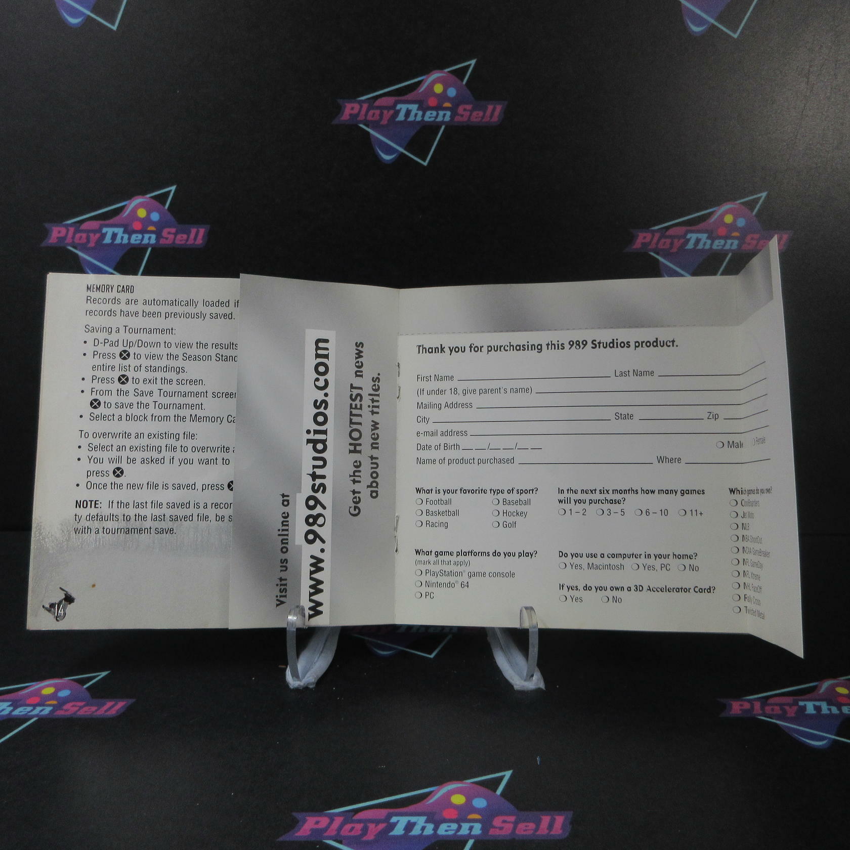 Cool Boarders 3 PS1 PlayStation 1 MD + Reg Card Complete CIB - Very Good
