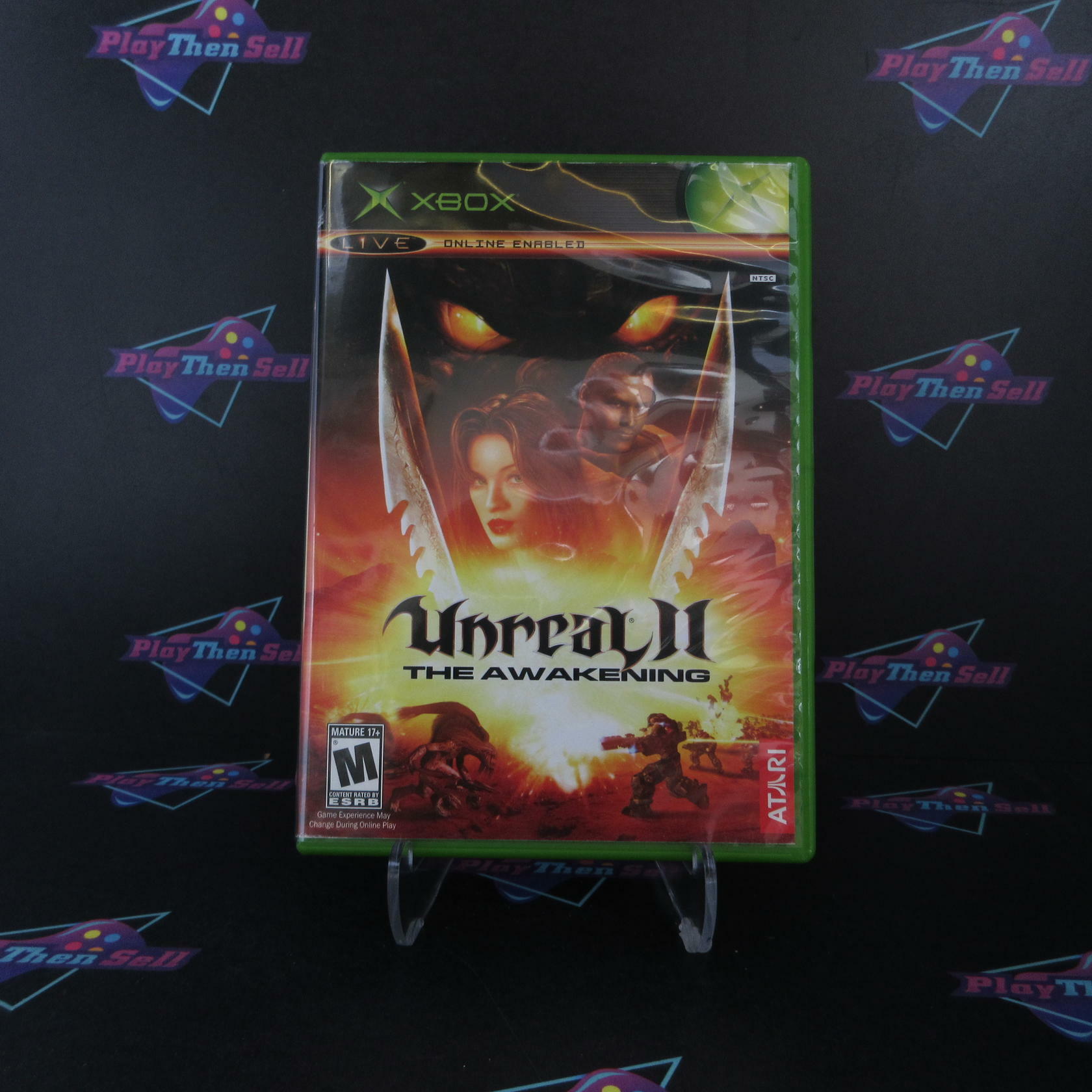 Unreal II The Awakening Xbox AD/DD Complete CIB - Very Good