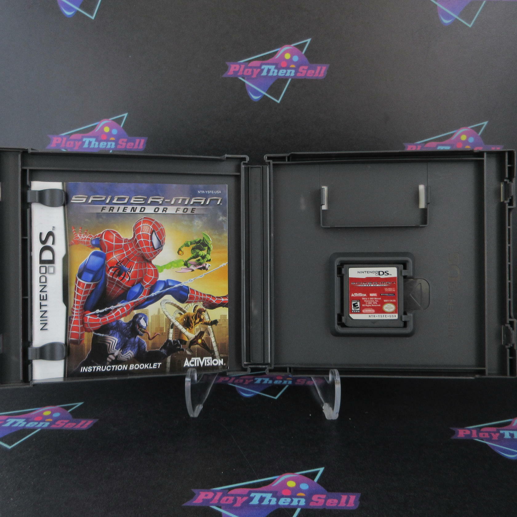 Spiderman Friend or Foe Nintendo DS AD Complete CIB - Very Good