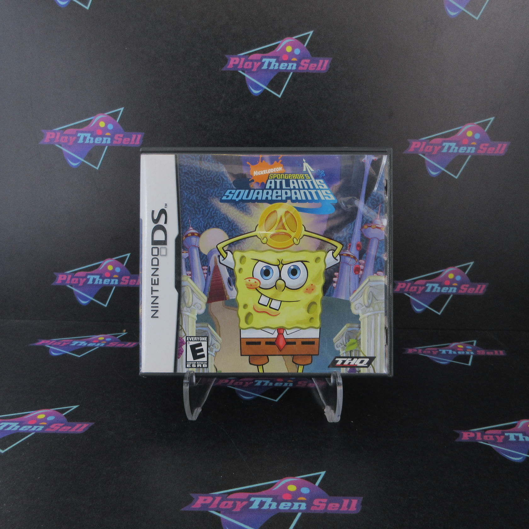 Spongebob Squarepants Atlantis Squarepantis Nintendo DS AD Complete CIB - Very Good