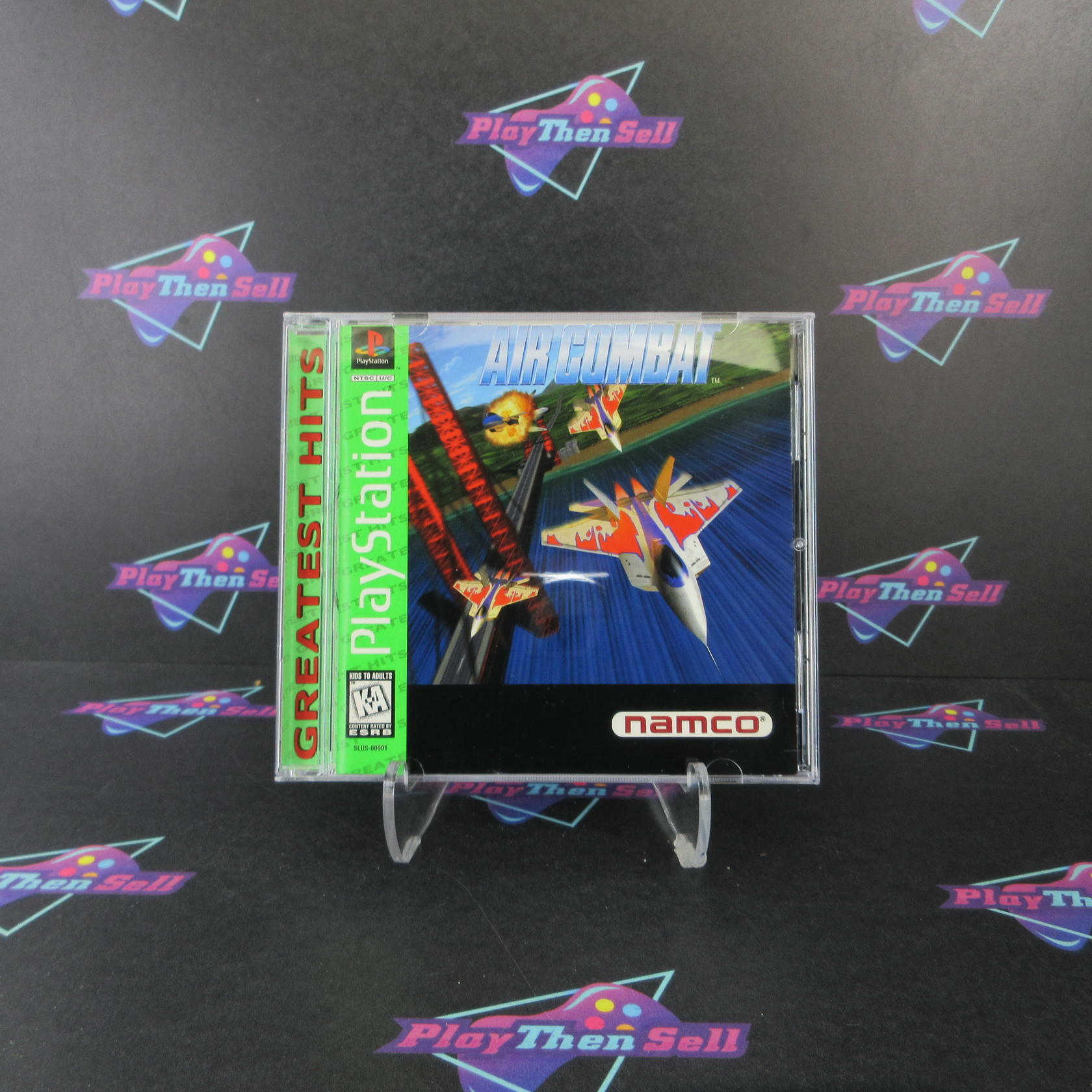 Air Combat GH PS1 PlayStation 1 MD + Reg Card Complete CIB - Very Good