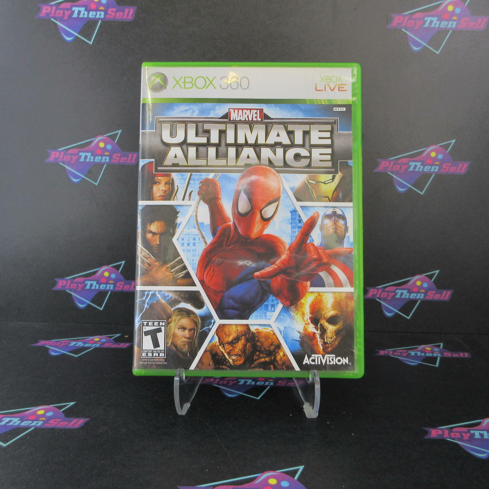 Marvel Ultimate Alliance Xbox 360 AD/MD Complete CIB - Very Good