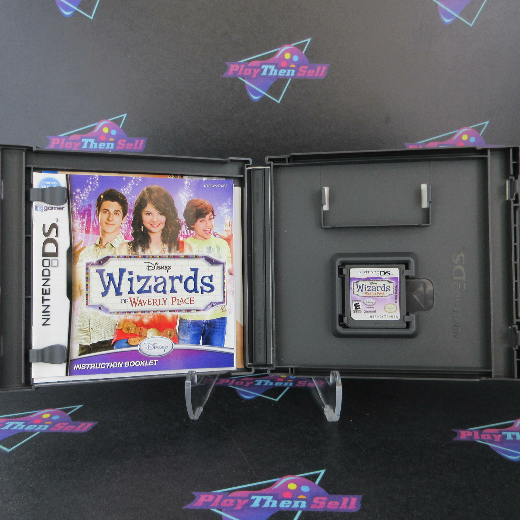 Wizards of Waverly Place Nintendo DS AD + Poster Complete CIB - Very Good