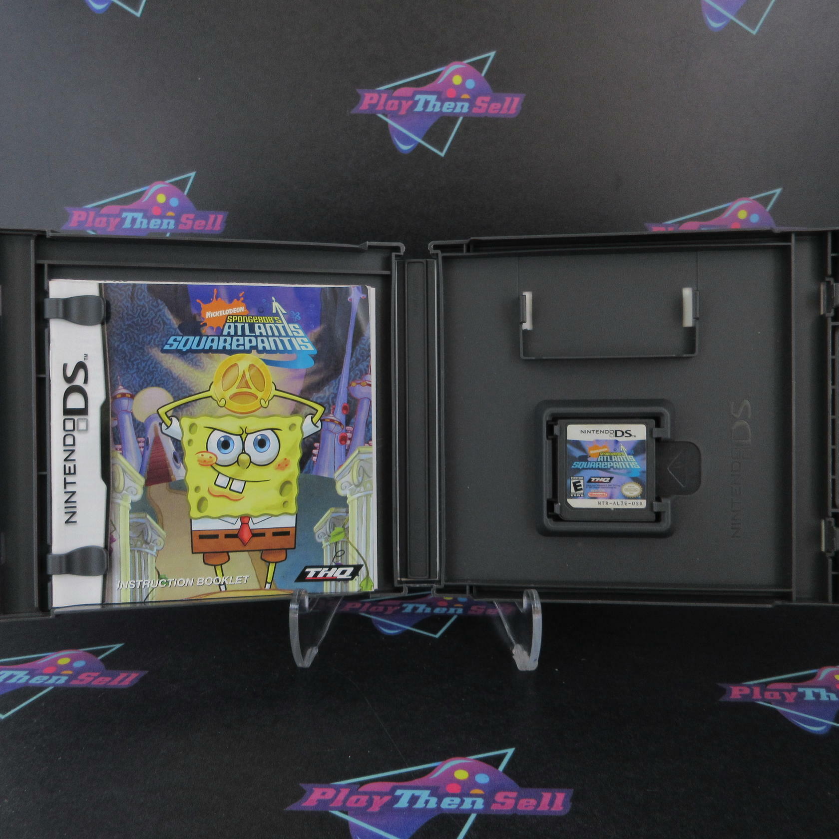 Spongebob Squarepants Atlantis Squarepantis Nintendo DS AD Complete CIB - Very Good