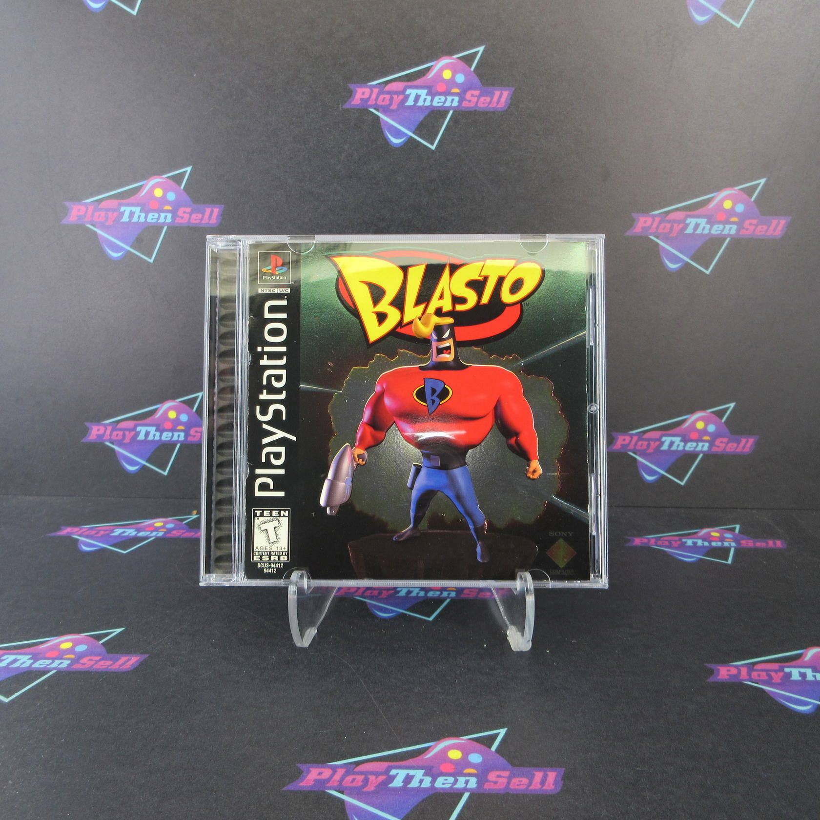 Blasto PS1 PlayStation 1 MD/DD Complete CIB - Very Good