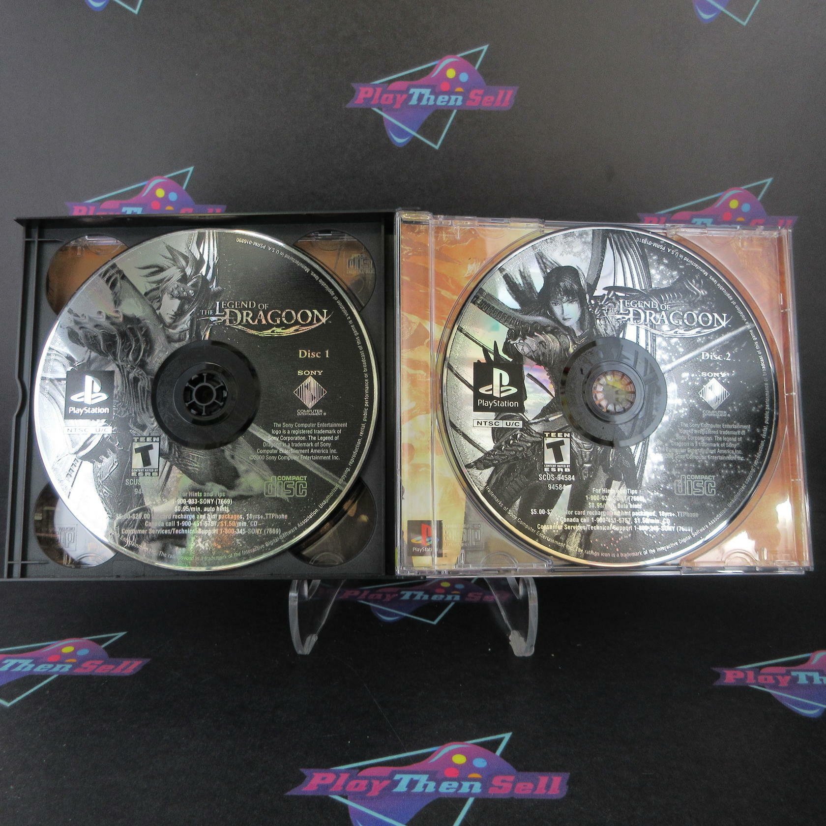 The Legend of Dragoon PS1 PlayStation 1 GH + Reg Card - Like New