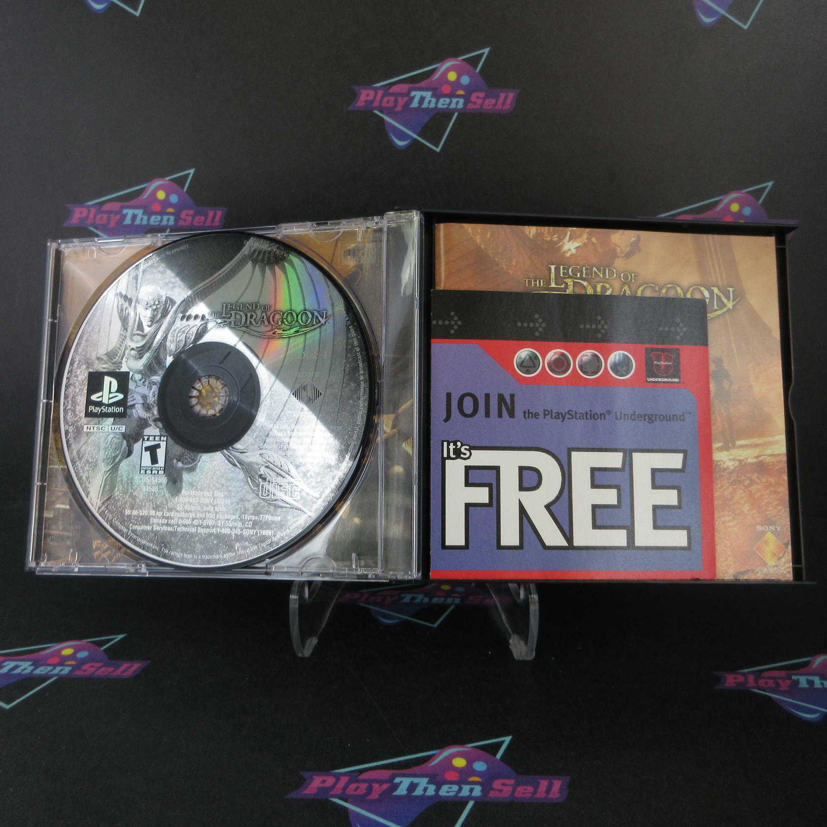 The Legend of Dragoon PS1 PlayStation 1 GH + Reg Card - Like New