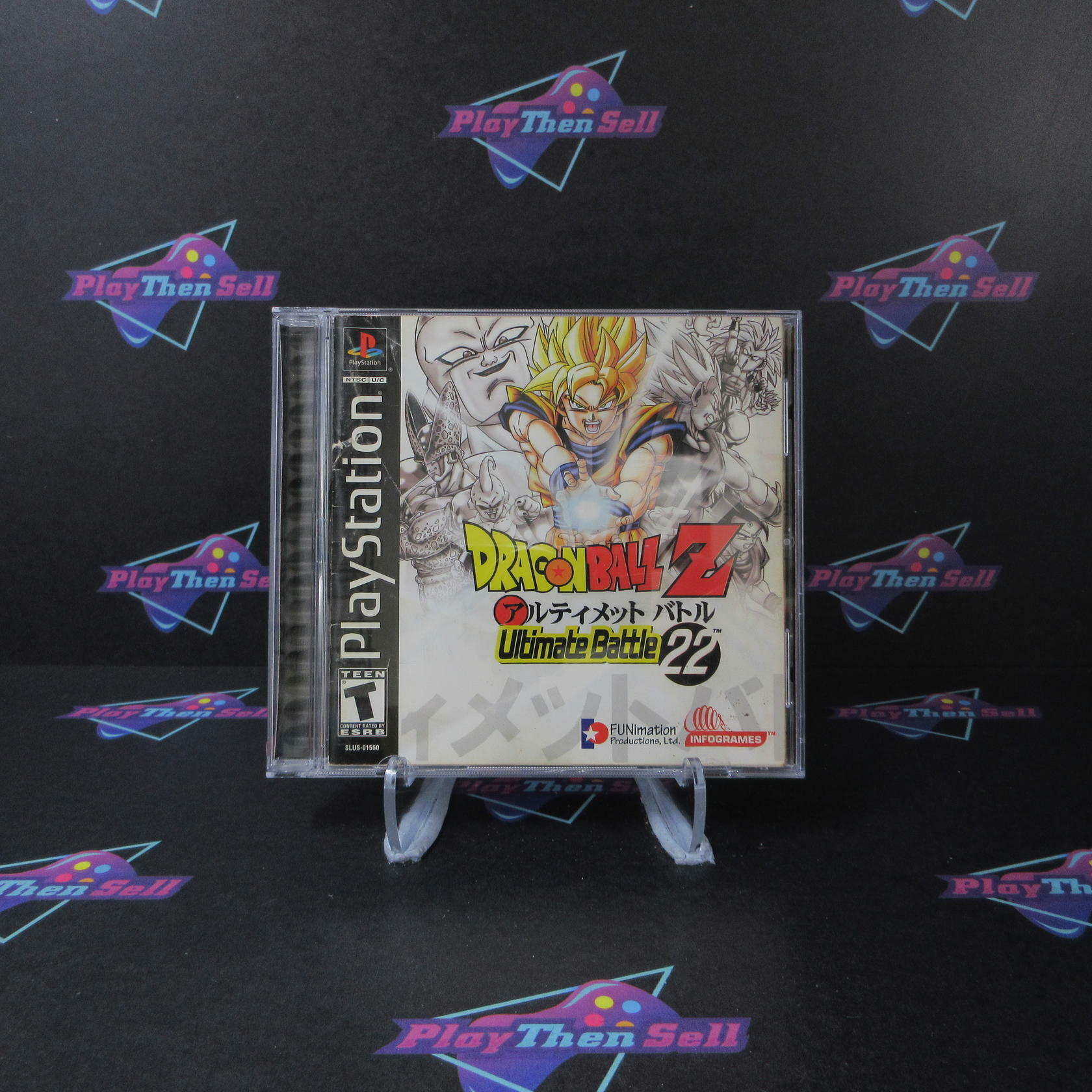 Dragon Ball Z Ultimate Battle 22 PS1 PlayStation 1 MD Complete CIB - Very Good