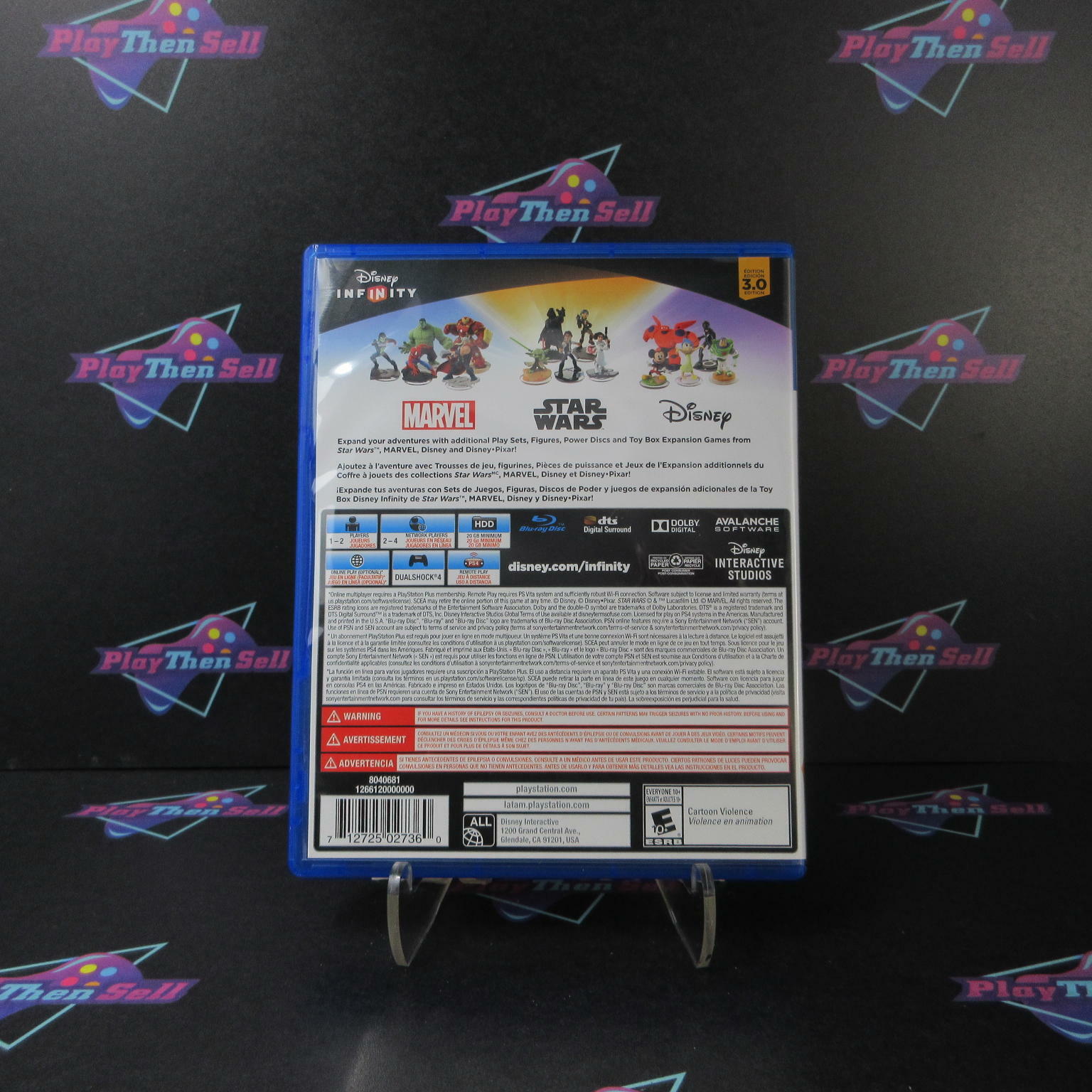 Disney Infinity 3.0 PS4 PlayStation 4 - Like New