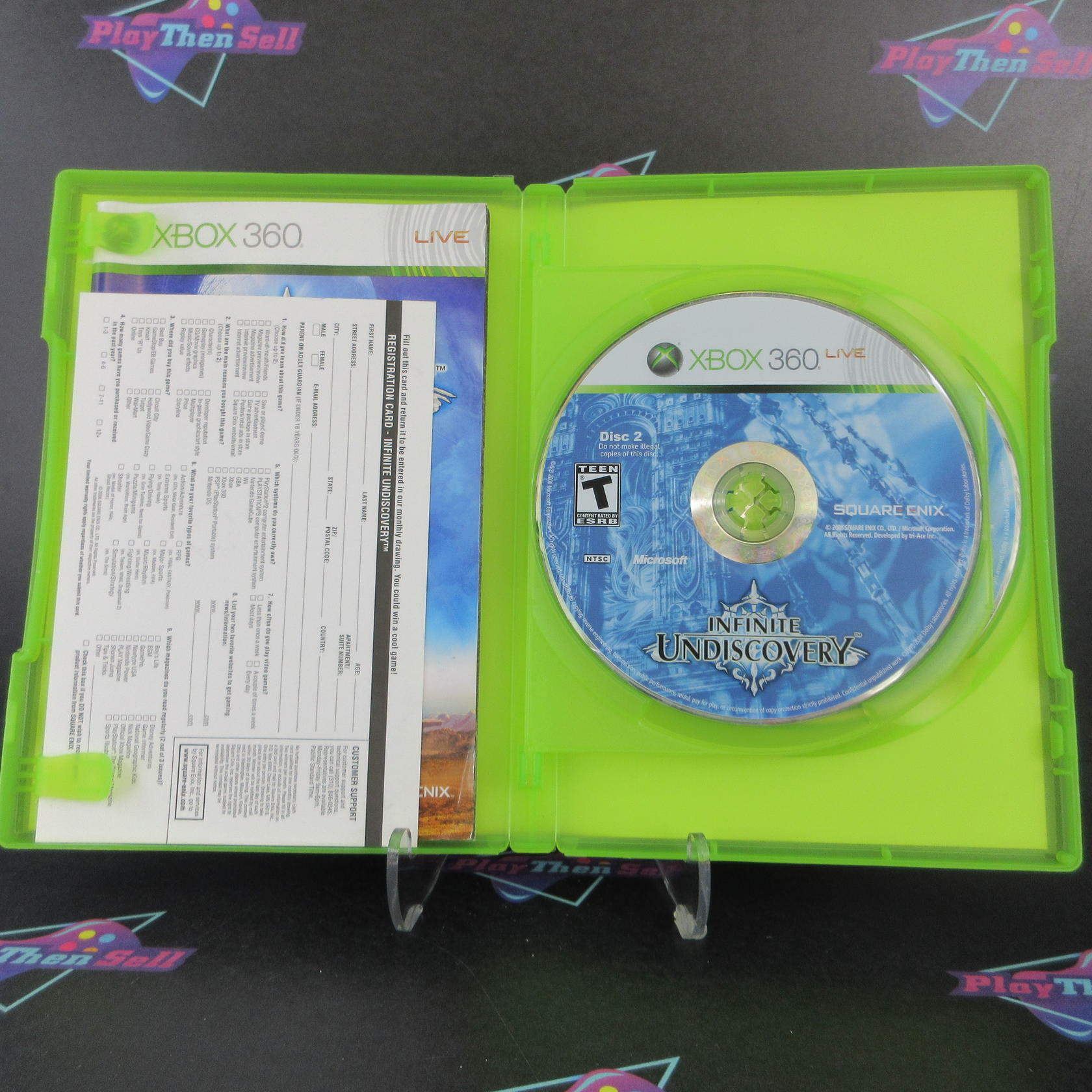Infinite Undiscovery Xbox 360 + Reg Card - Like New