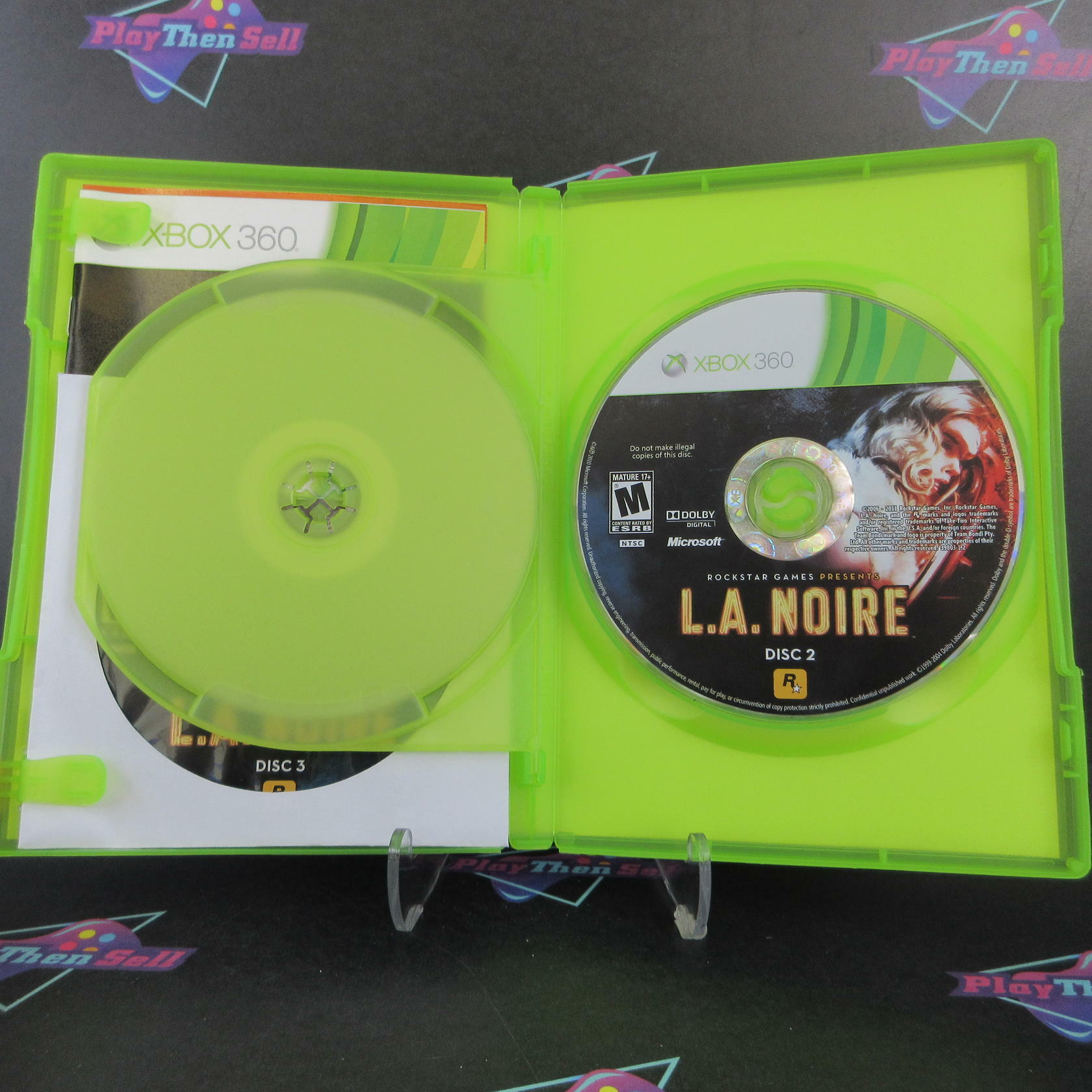 L.A. Noire Xbox 360 + Badge Pursuit Challenge - Like New