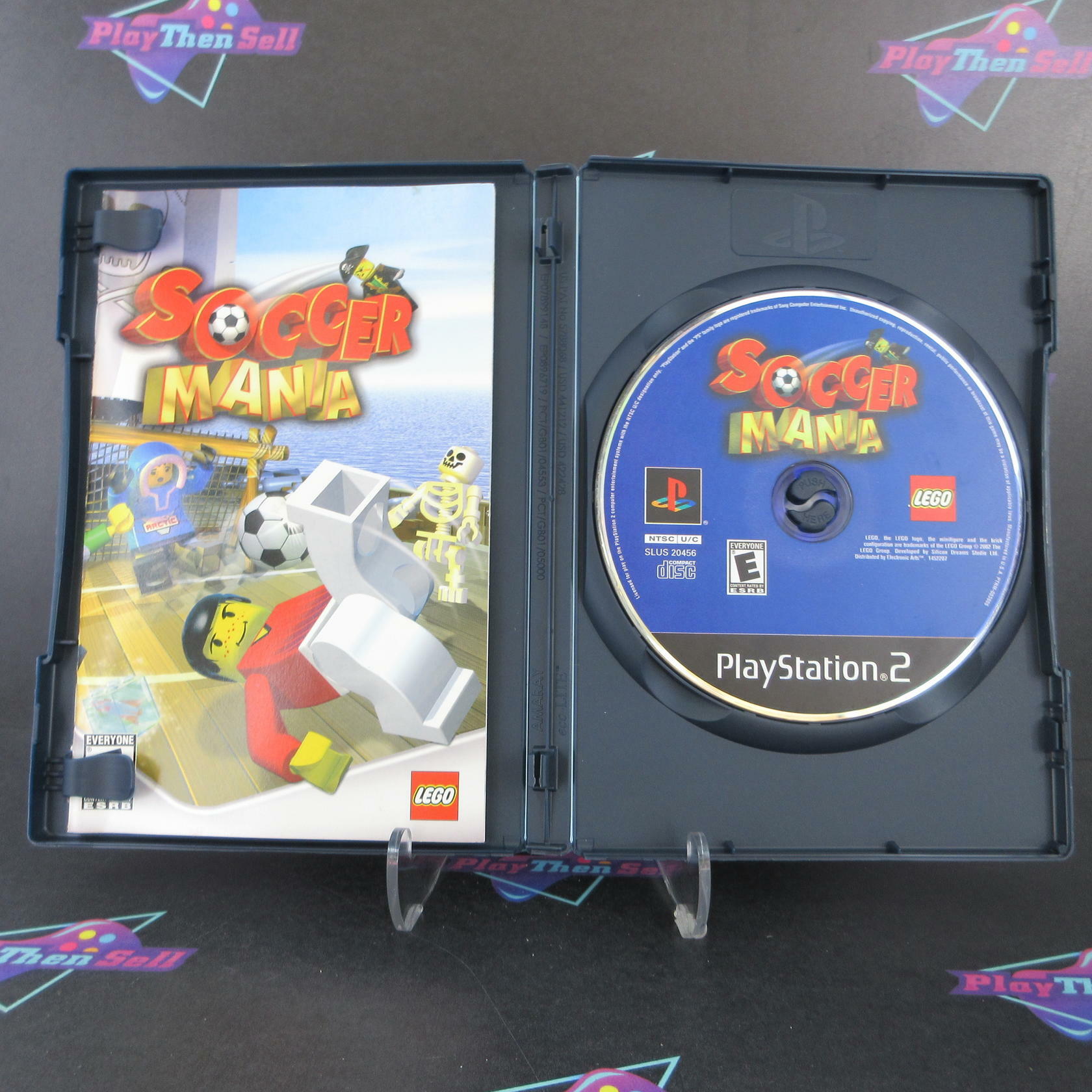LEGO Soccer Mania PS2 PlayStation 2 + Reg Card - Like New