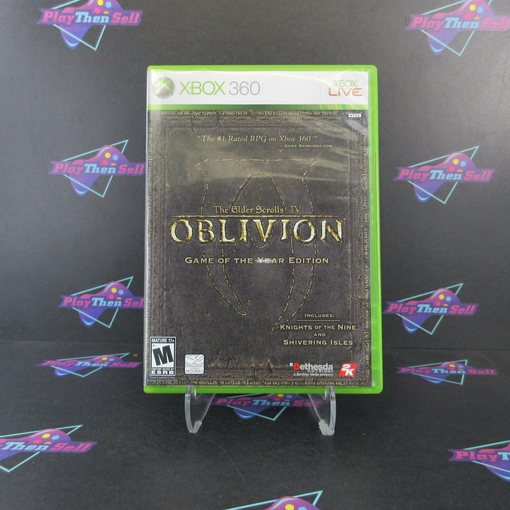 The Elder Scrolls IV Oblivion GOTY Xbox 360 + Map Complete - Excellent