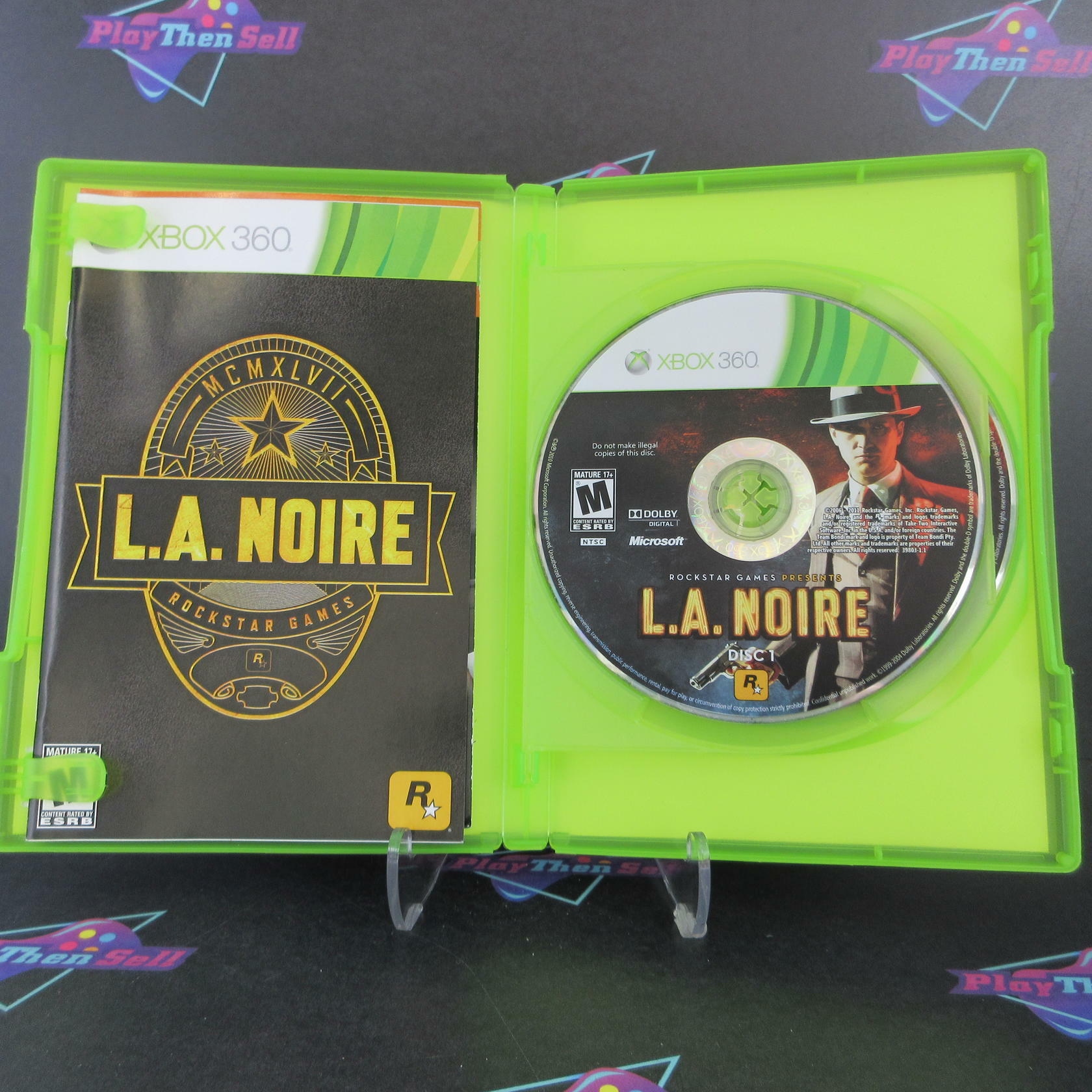 L.A. Noire Xbox 360 + Badge Pursuit Challenge - Like New