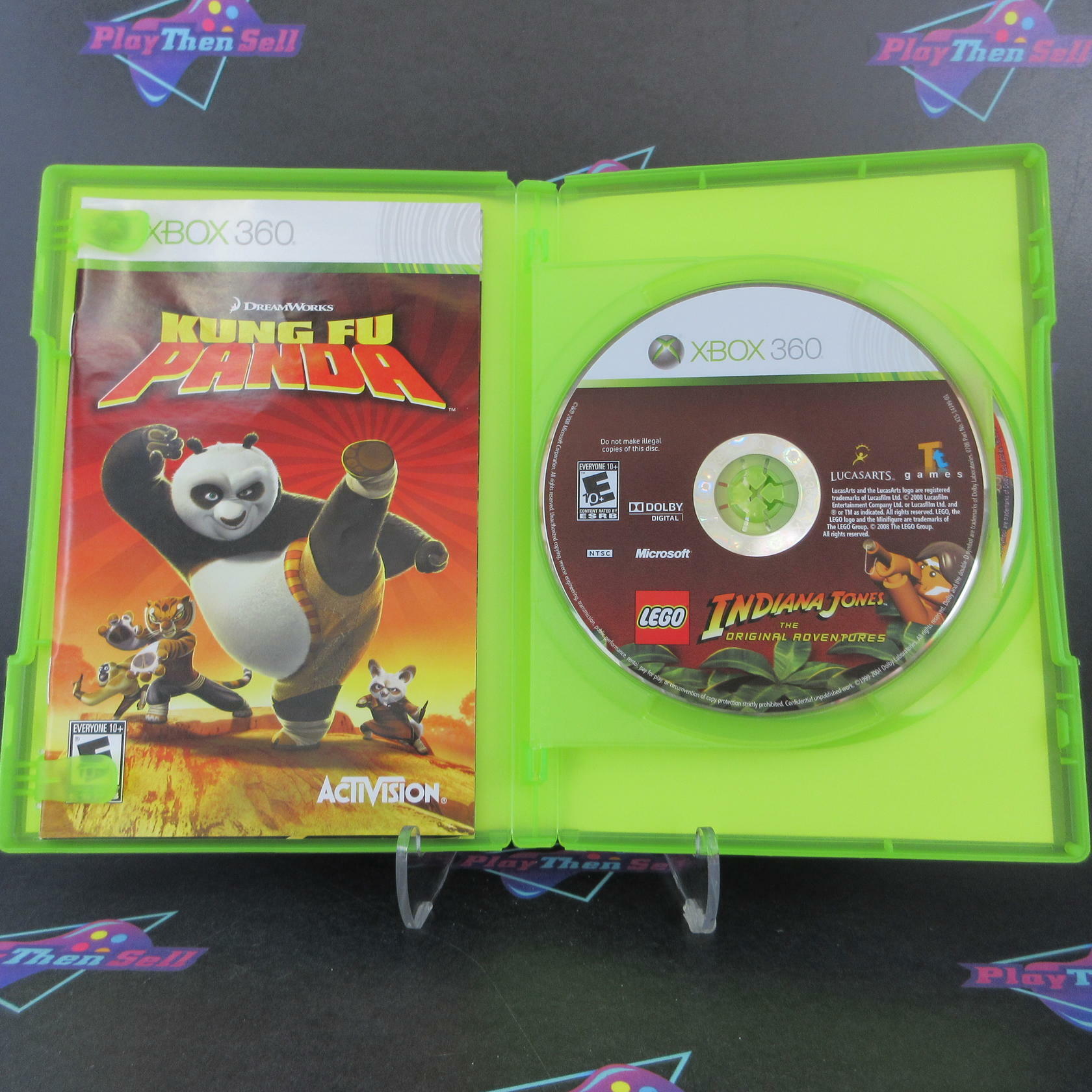 LEGO Indiana Jones + Kung Fu Panda Combo Pack Xbox 360 Complete - Excellent