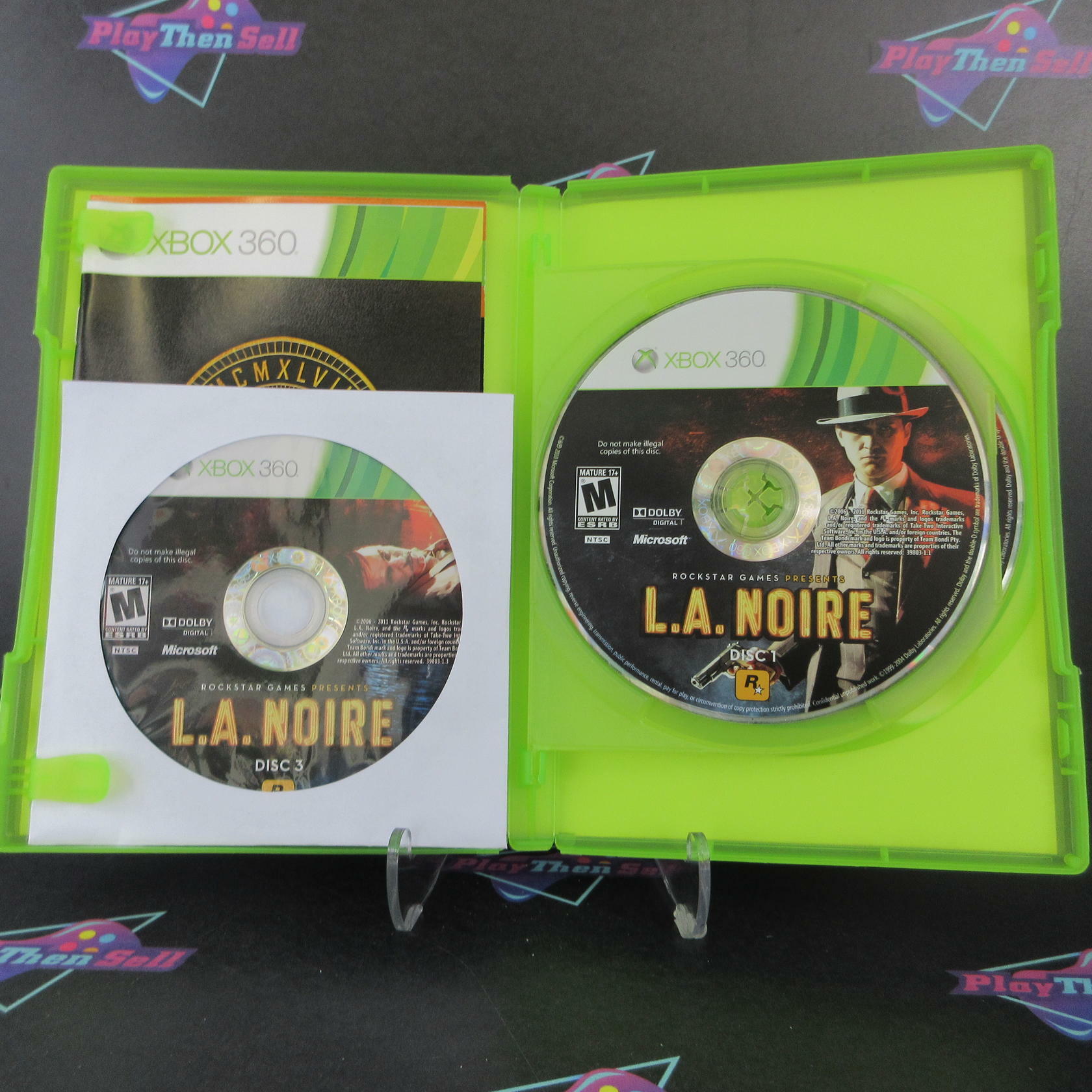 L.A. Noire Xbox 360 + Badge Pursuit Challenge - Like New