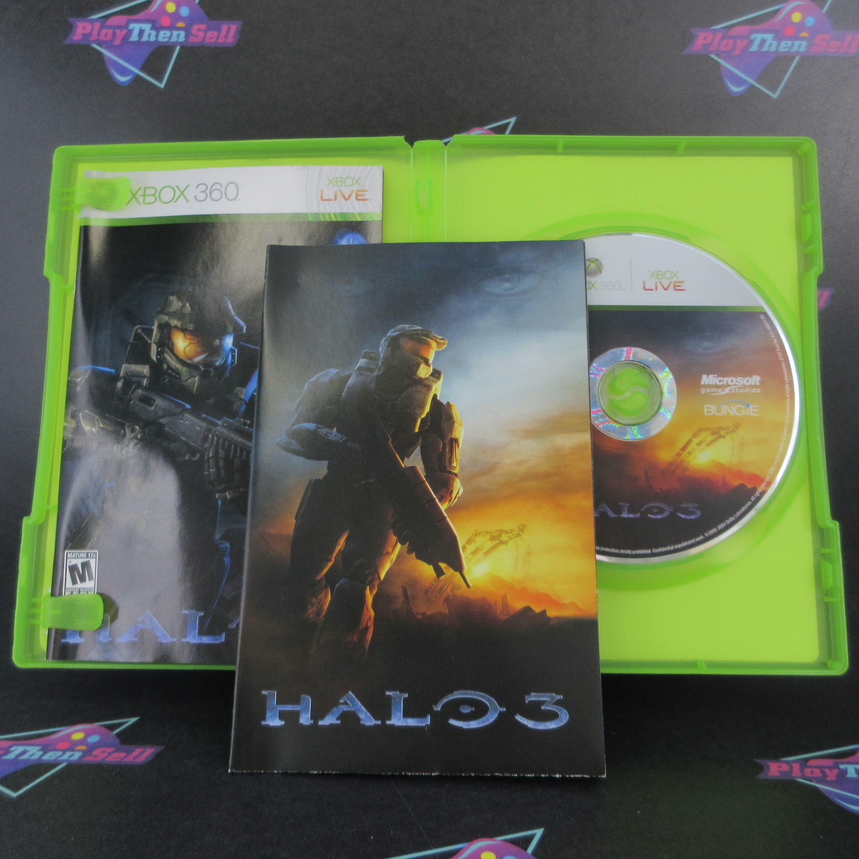 Halo 3 Xbox 360 + Poster Complete - Excellent