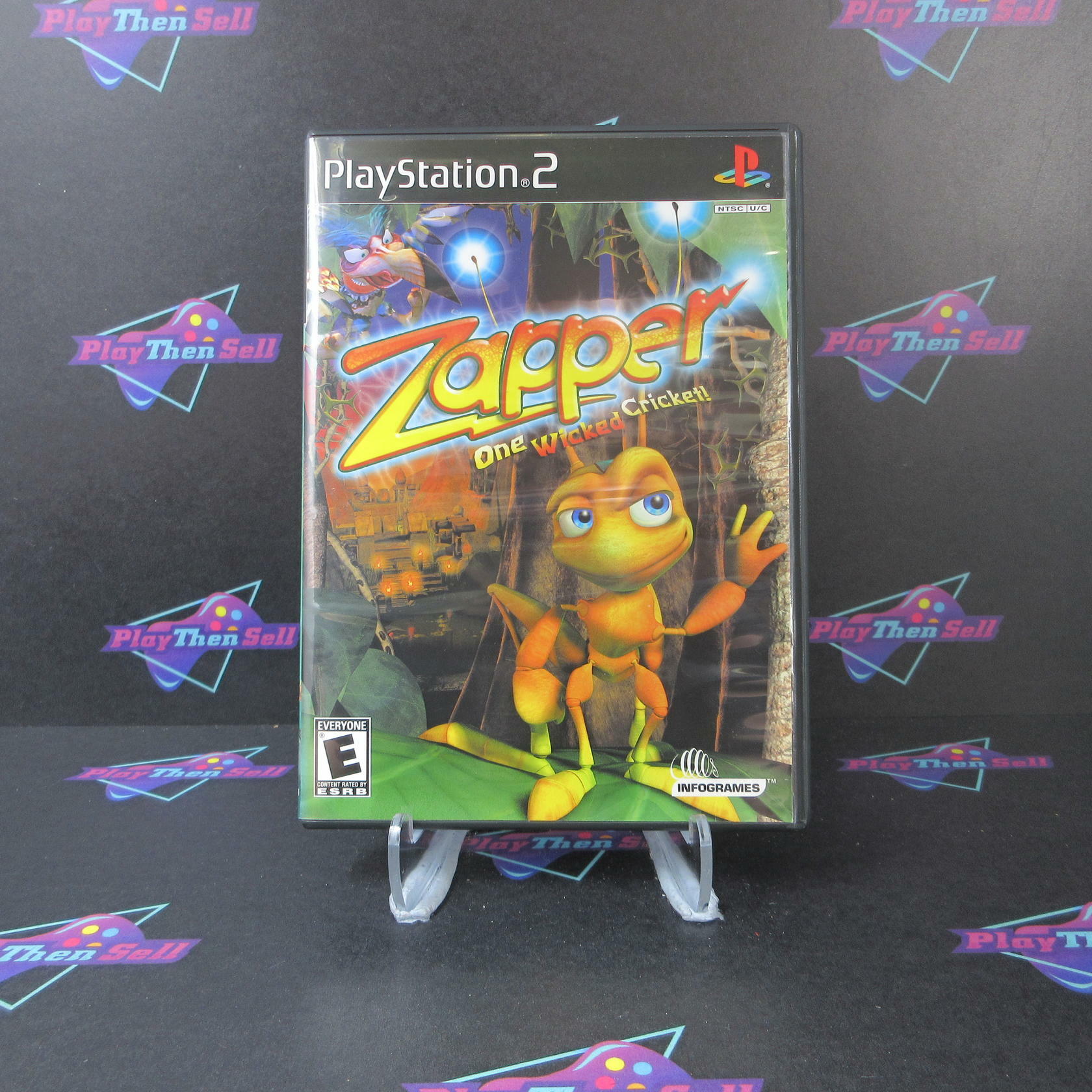 Zapper One Wicked Cricket! PS2 PlayStation 2 - Like New
