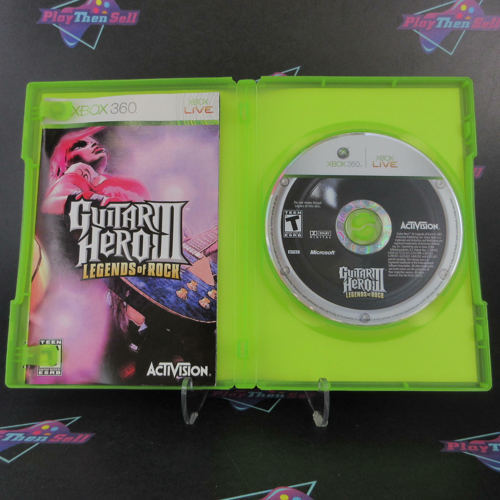 Guitar Hero 3 Legends Of Rock Xbox 360 Complete - Excellent