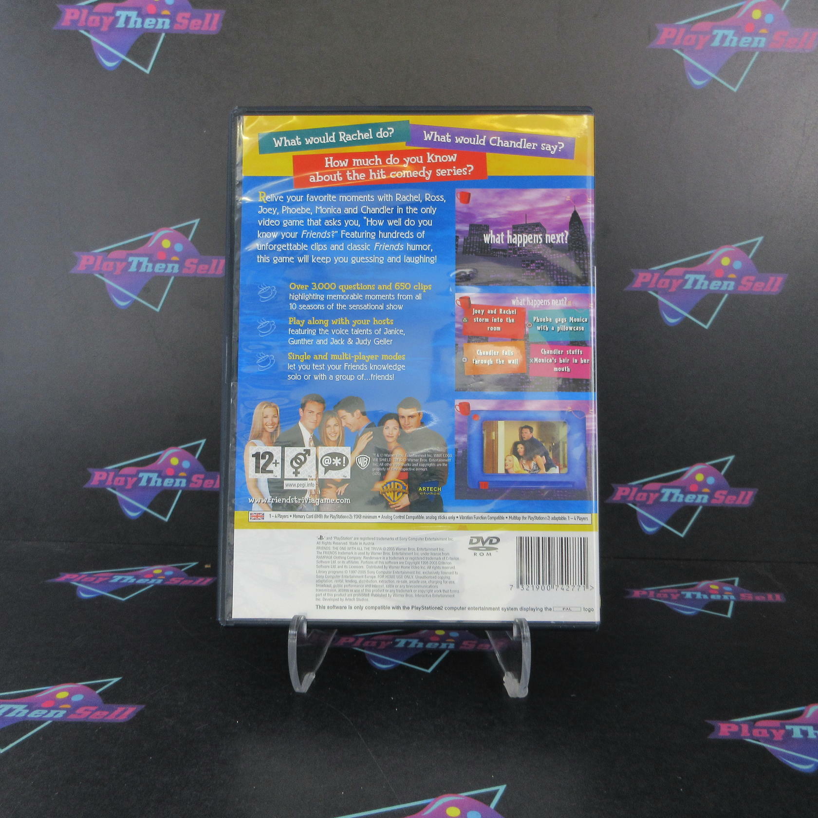 Friends The One with All Trivia PS2 PlayStation 2 - PAL Region Locked - Like New