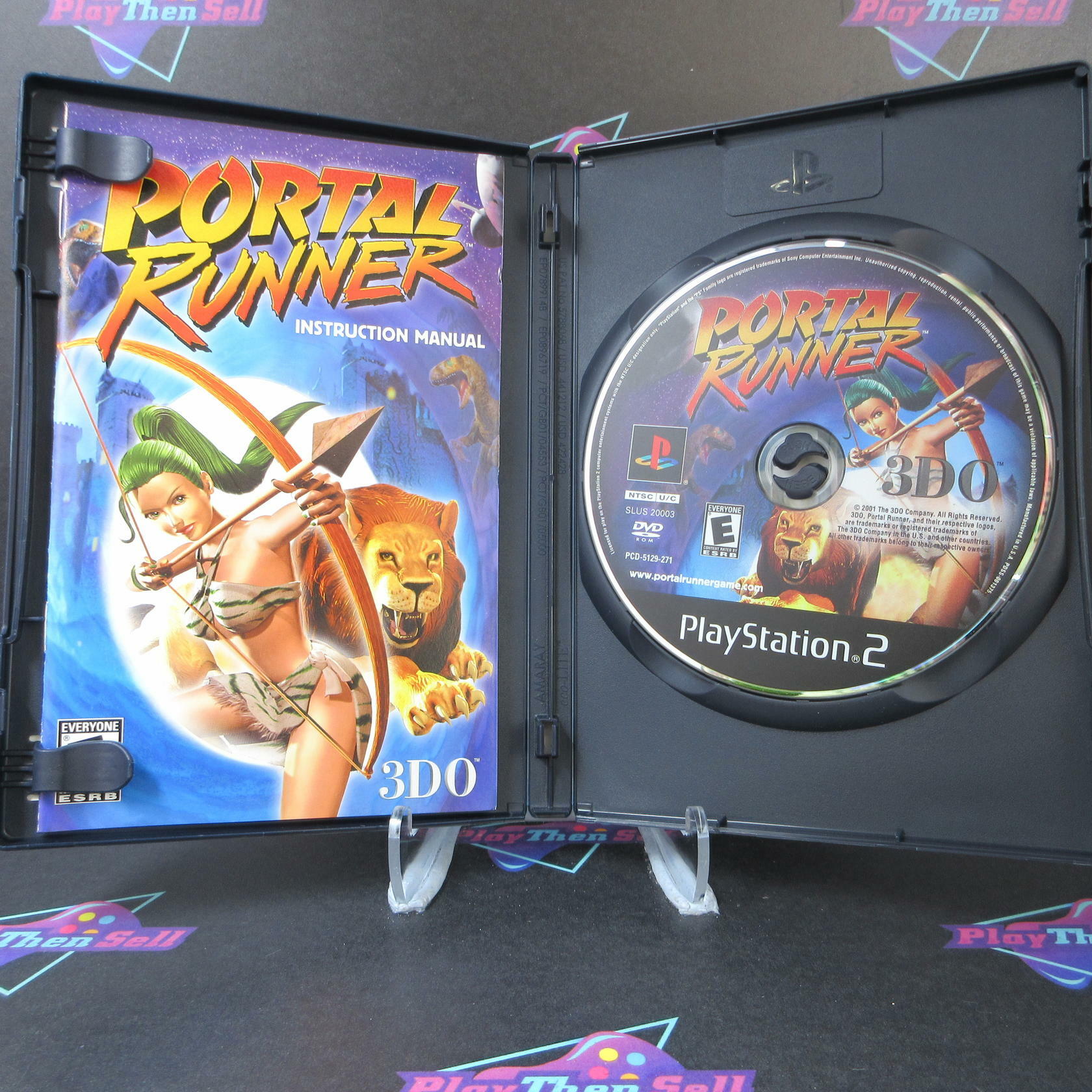 Portal Runner PS2 PlayStation 2 + Reg Card - Like New