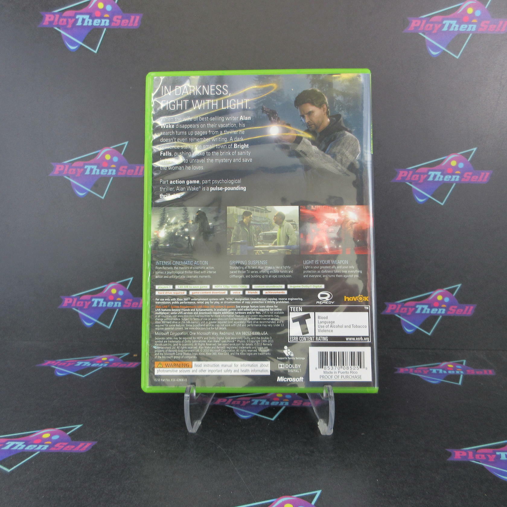 Alan Wake Xbox 360 Complete - Excellent