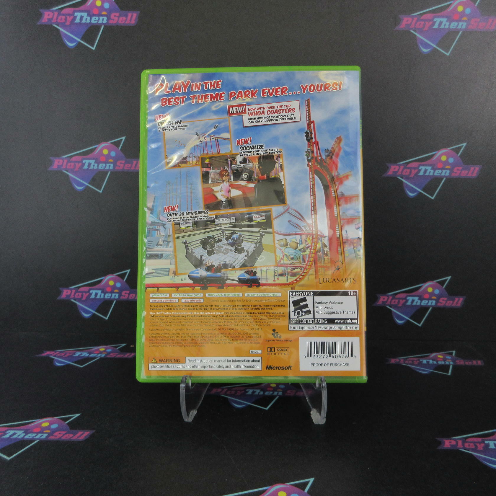 Thrillville Off the Rails Xbox 360 Complete - Excellent
