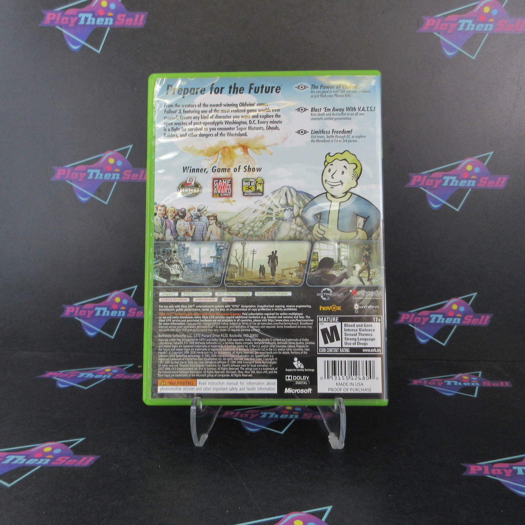 Fallout 3 Xbox 360 Complete - Excellent