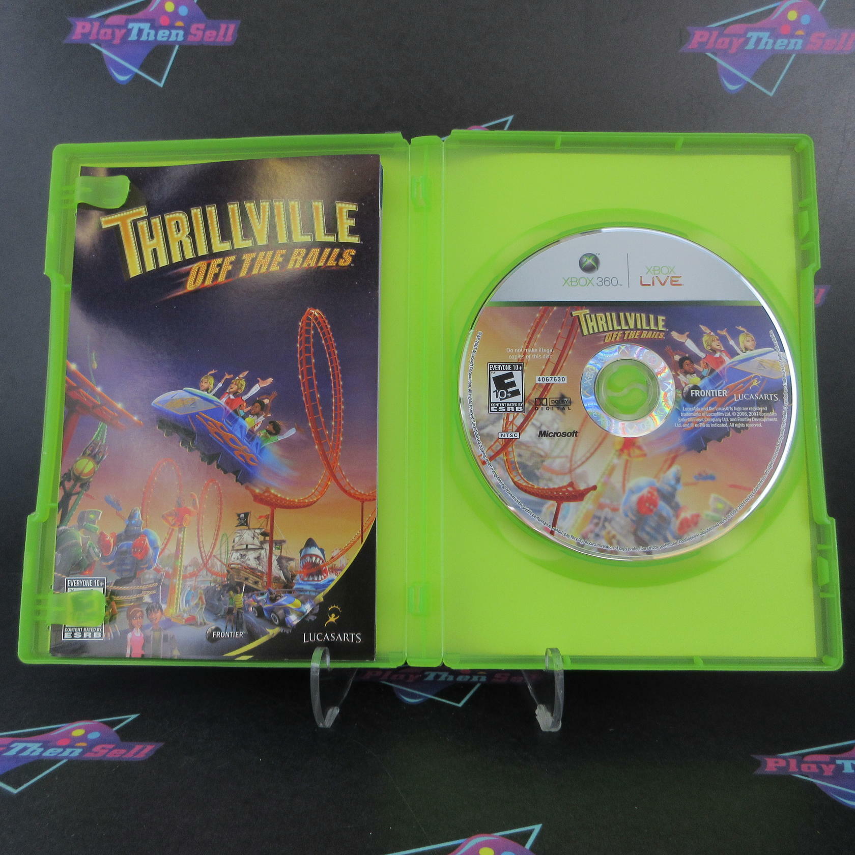 Thrillville Off the Rails Xbox 360 Complete - Excellent