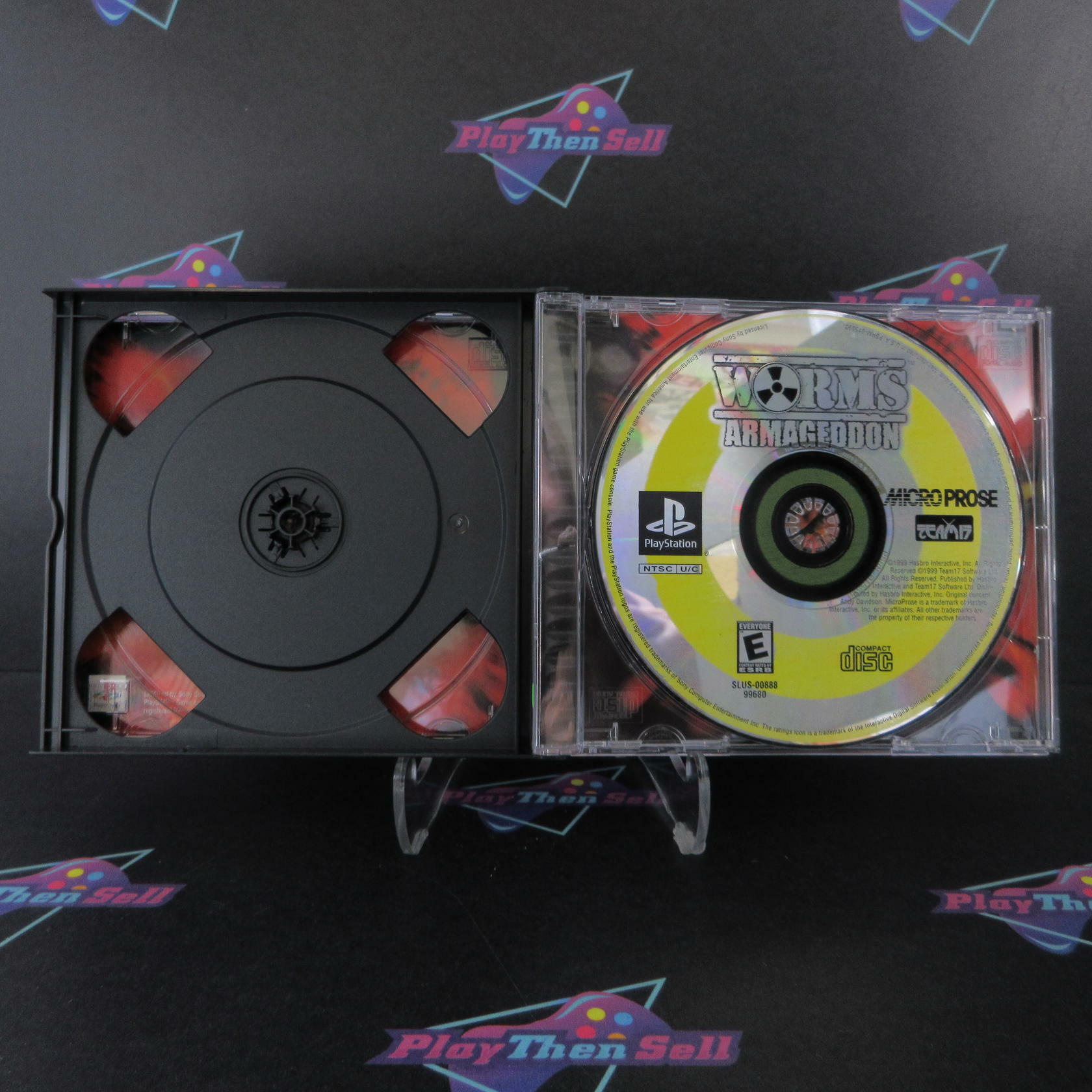 Worms Armageddon PS1 PlayStation 1 - Very Good