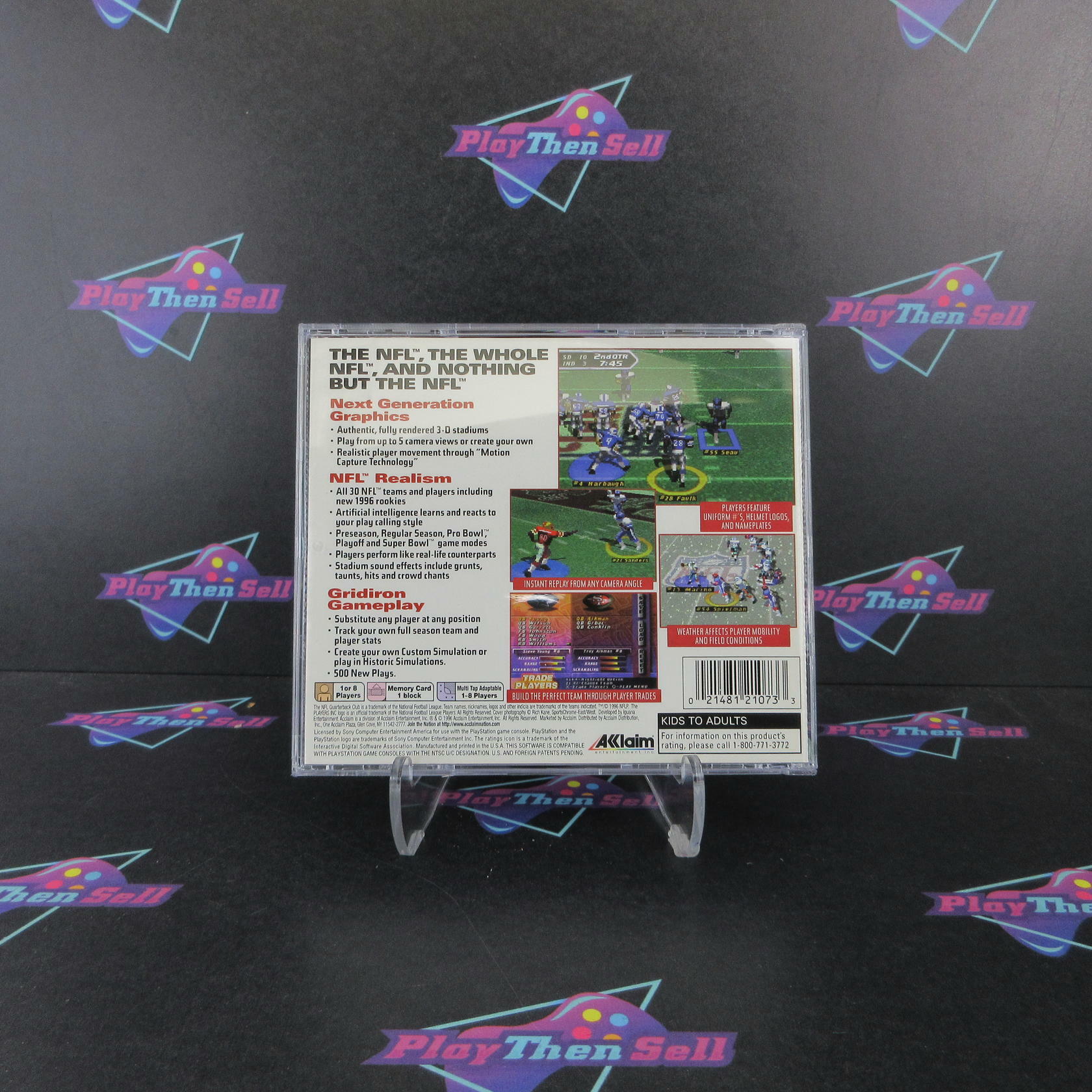 NFL Quarterback Club 97 PS1 PlayStation 1 - Very Good