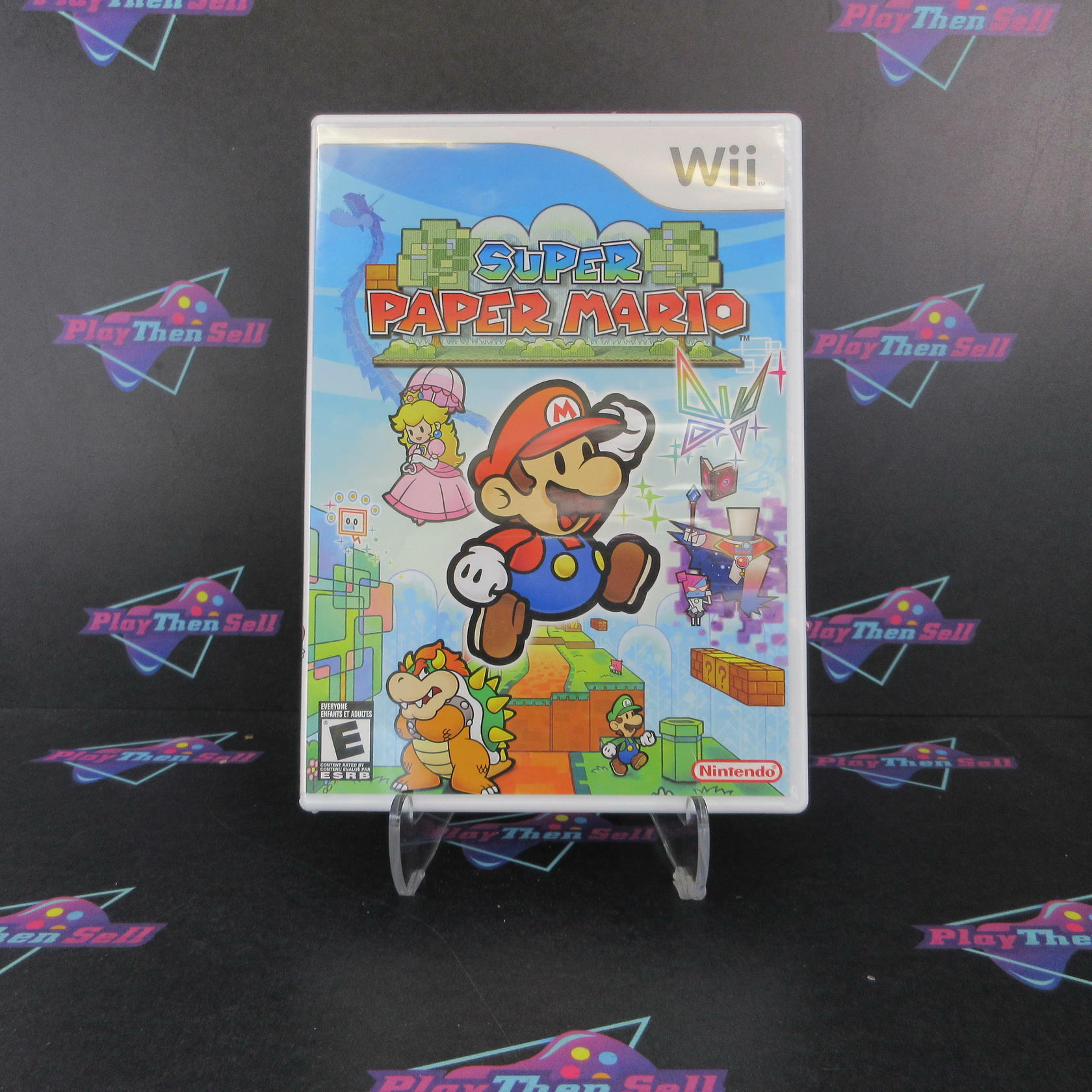 Super Paper Mario Nintendo Wii Complete - Excellent