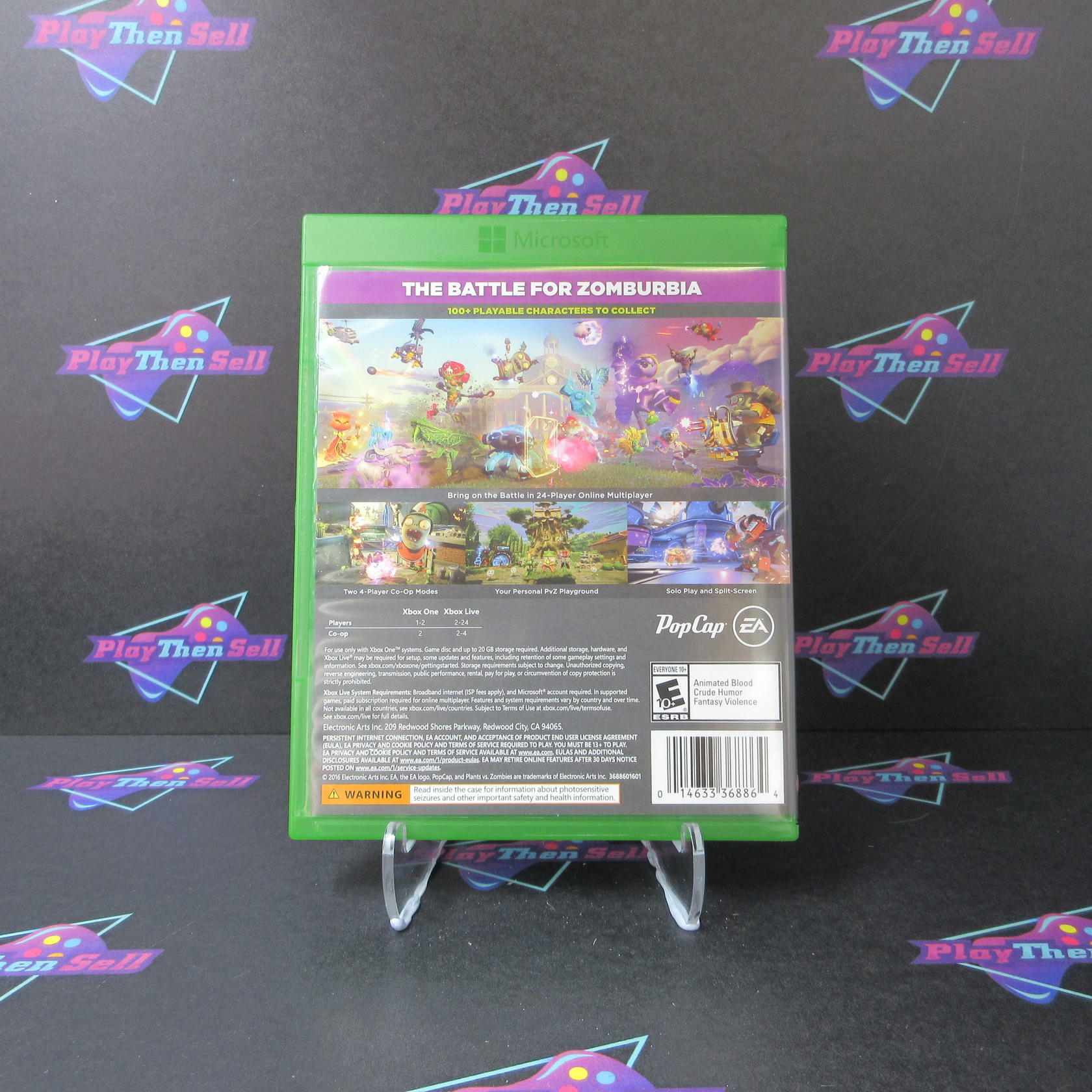 Plants vs. Zombies Garden Warfare 2 Xbox One AD Complete CIB - Very Good
