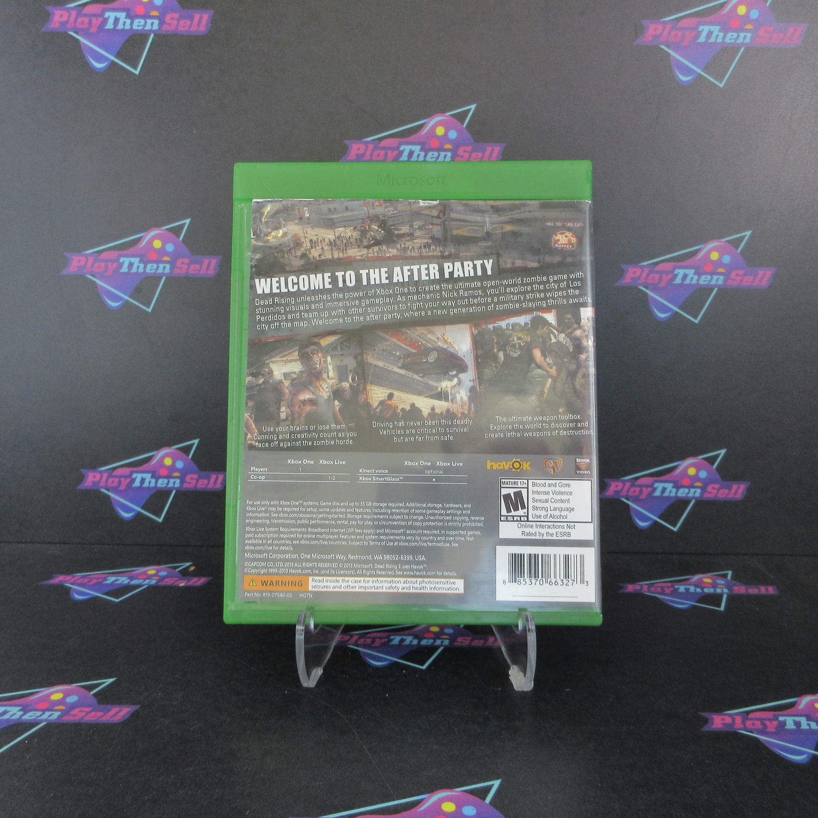 Dead Rising 3 Xbox One AD Complete CIB - Very Good
