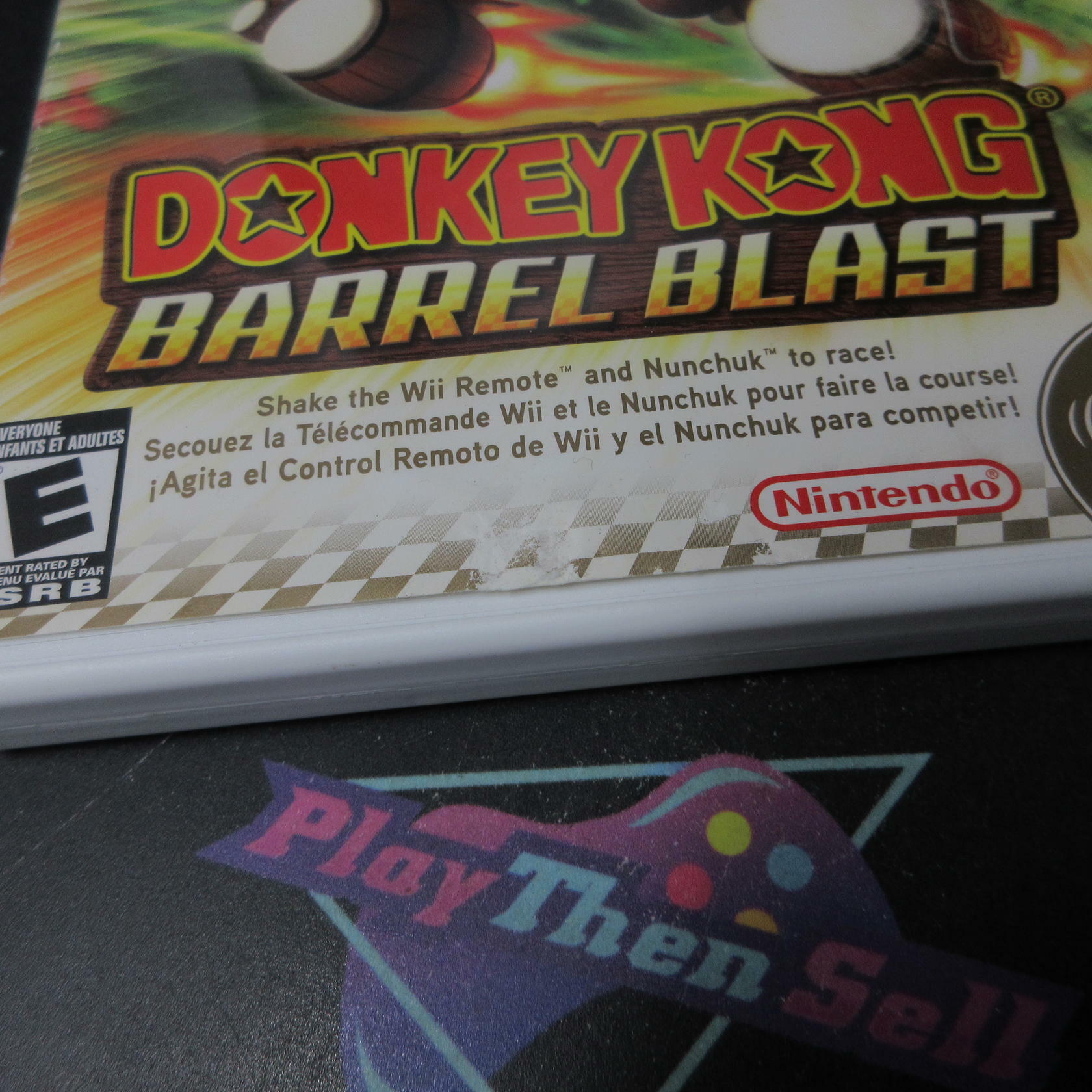 Donkey Kong Barrel Blast Nintendo Wii AD Complete CIB - Very Good