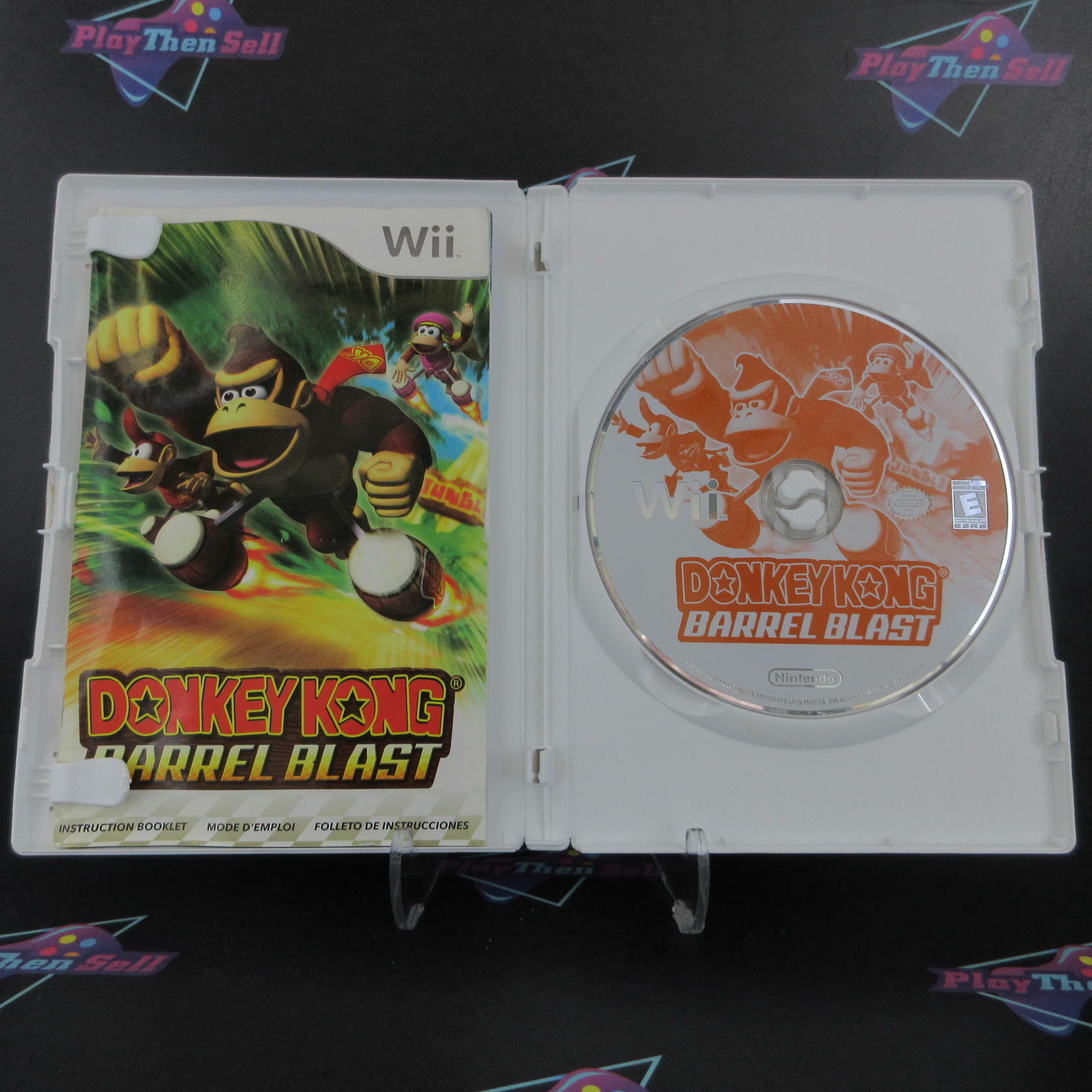 Donkey Kong Barrel Blast Nintendo Wii AD Complete CIB - Very Good