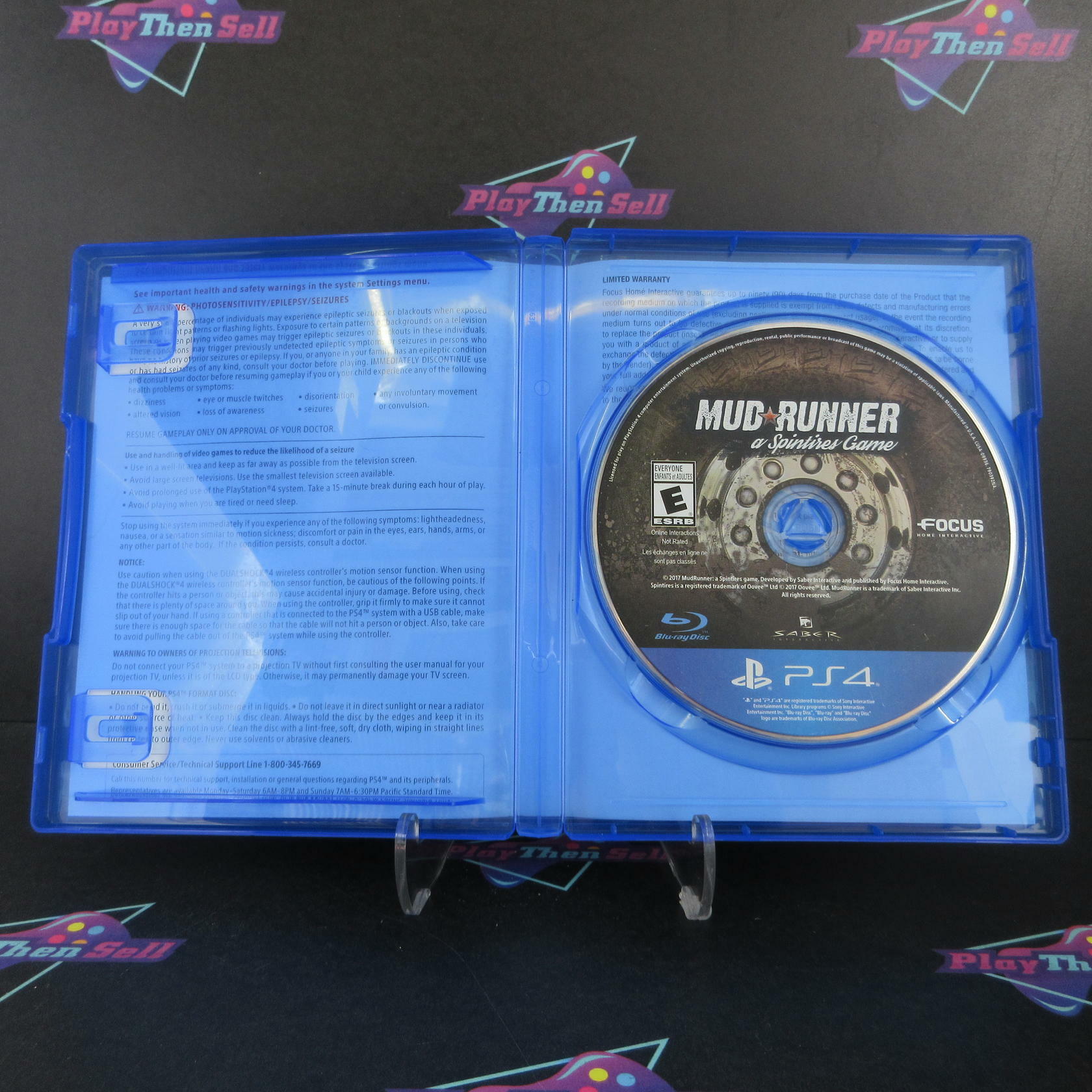 MudRunner PS4 PlayStation 4 AD Complete CIB - Very Good