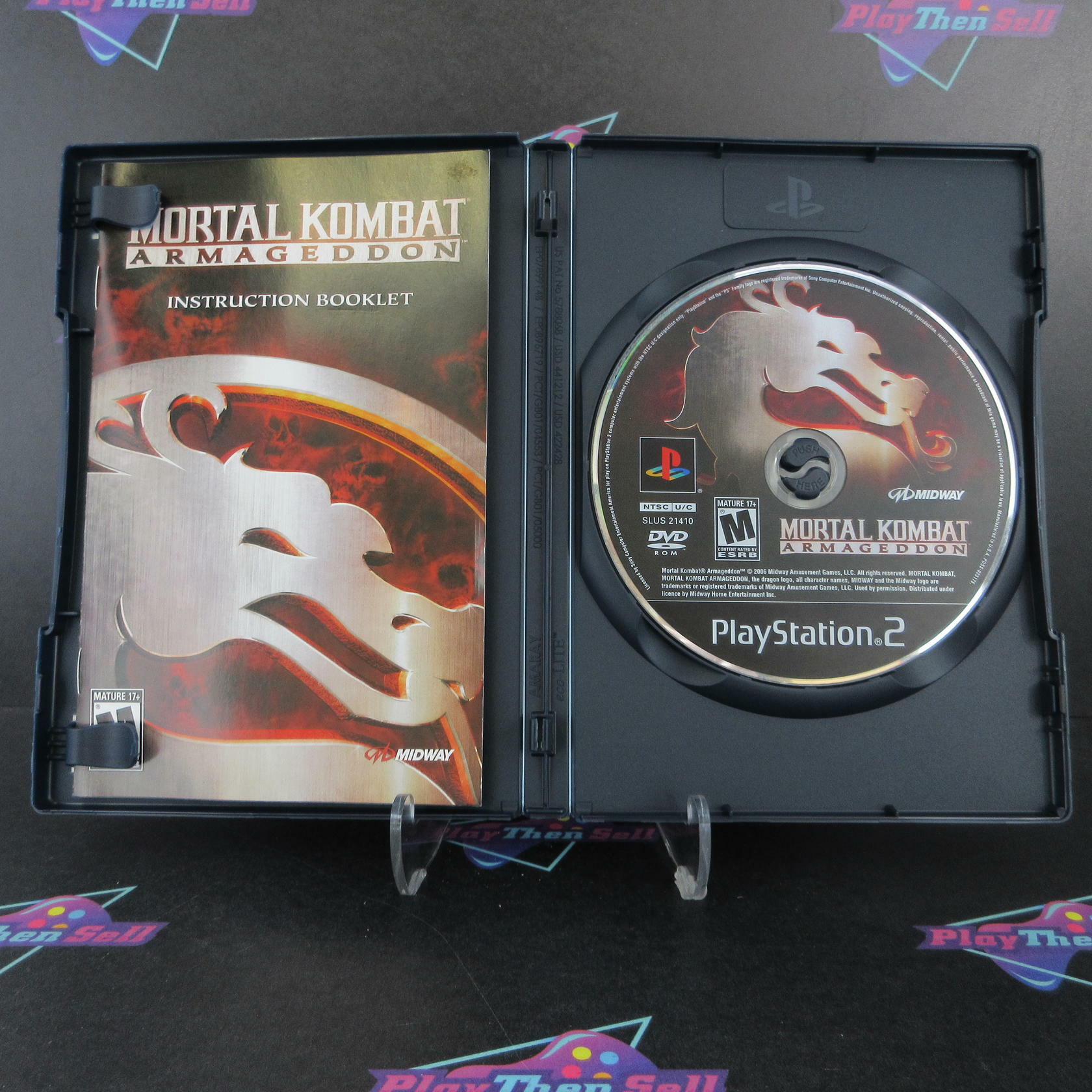 Mortal Kombat Armageddon PS2 PlayStation 2 + Reg Card Complete - Excellent