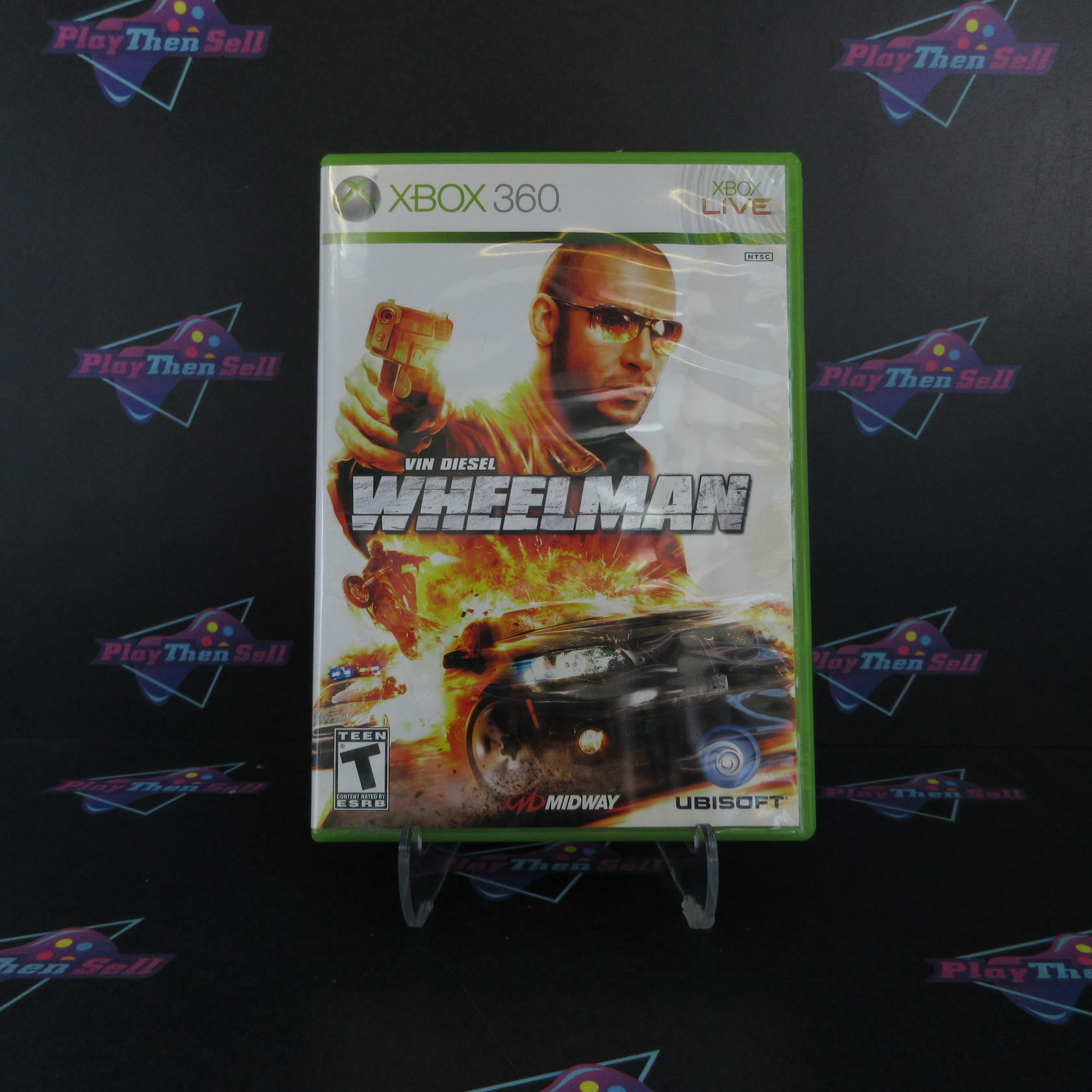 Vin Diesel Wheelman Xbox 360 AD Complete CIB - Very Good