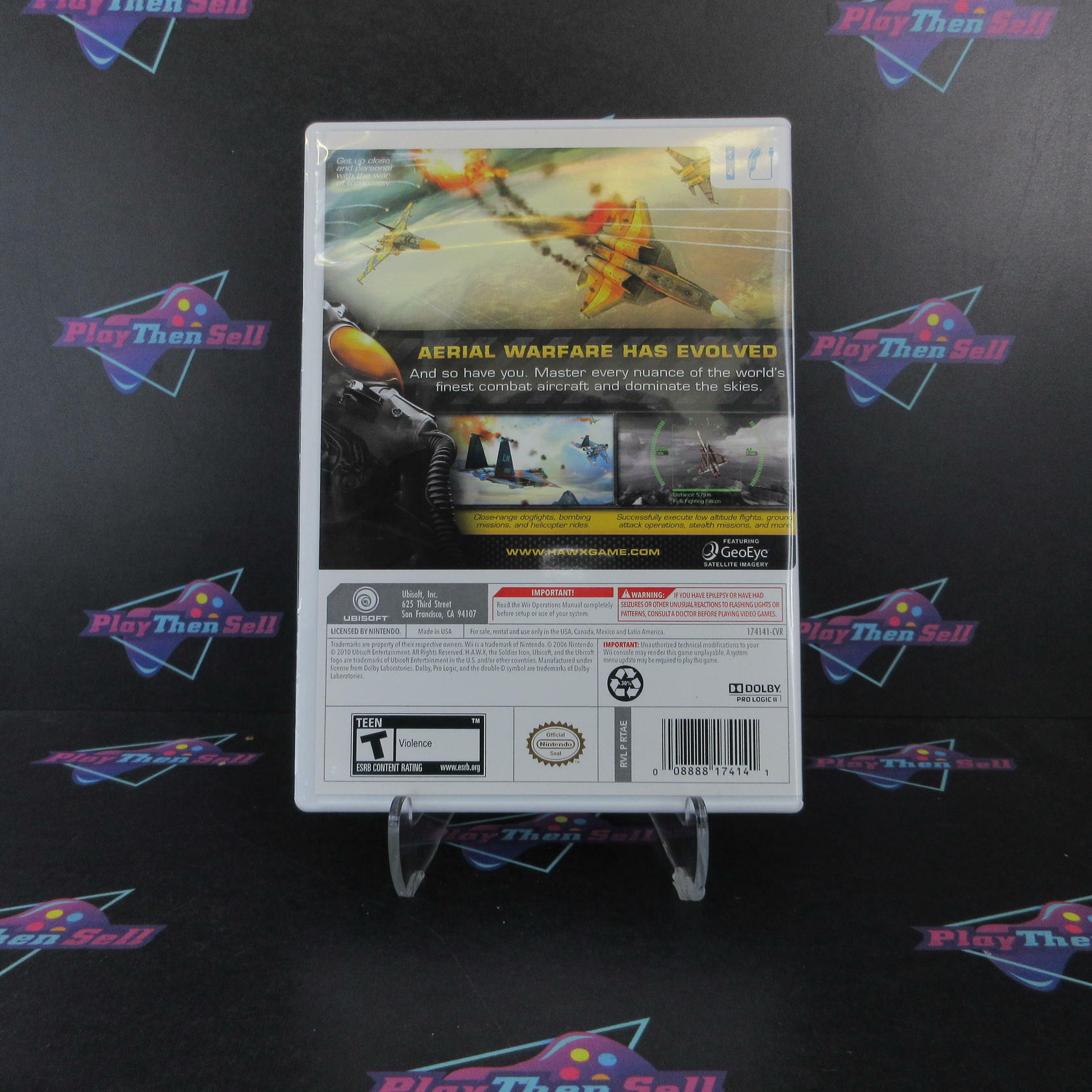 Tom Clancy's H.A.W.X 2 HAWX Nintendo Wii Complete - Excellent