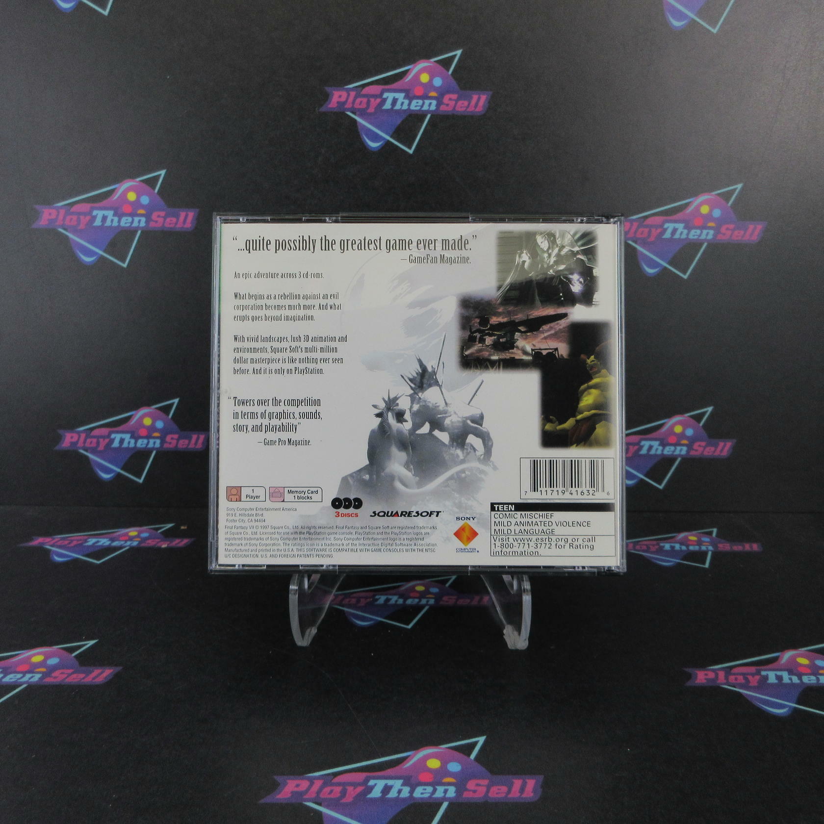 Final Fantasy VII PS1 PlayStation 1 GH Complete - Excellent