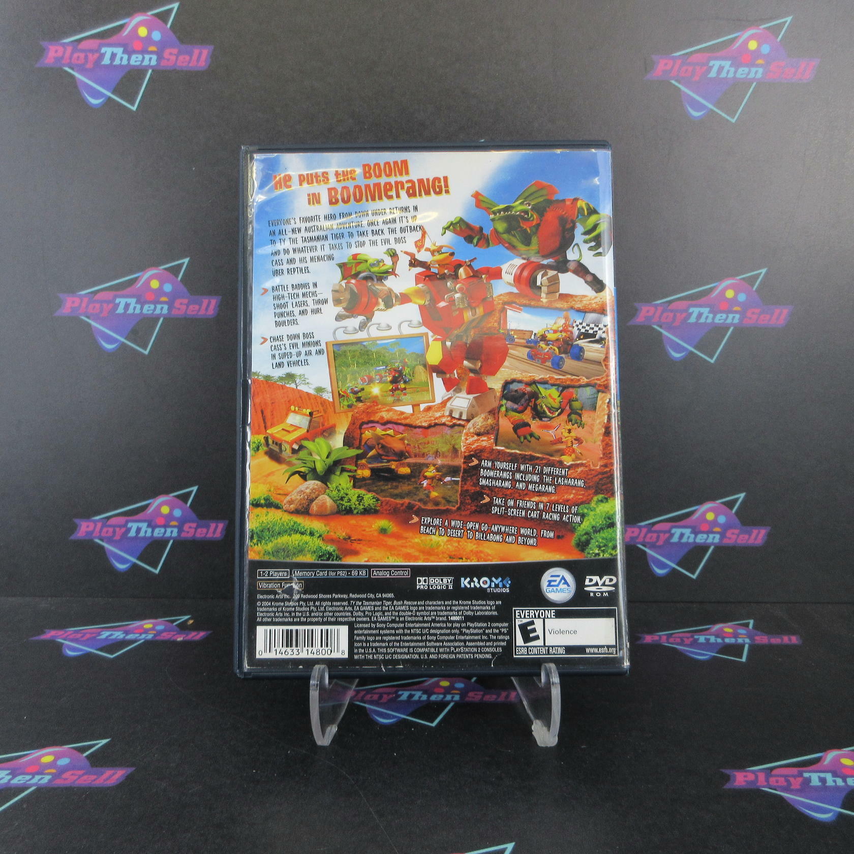 Ty the Tasmanian Tiger 2 Bush Rescue PS2 PlayStation 2 AD/NM - Very Good