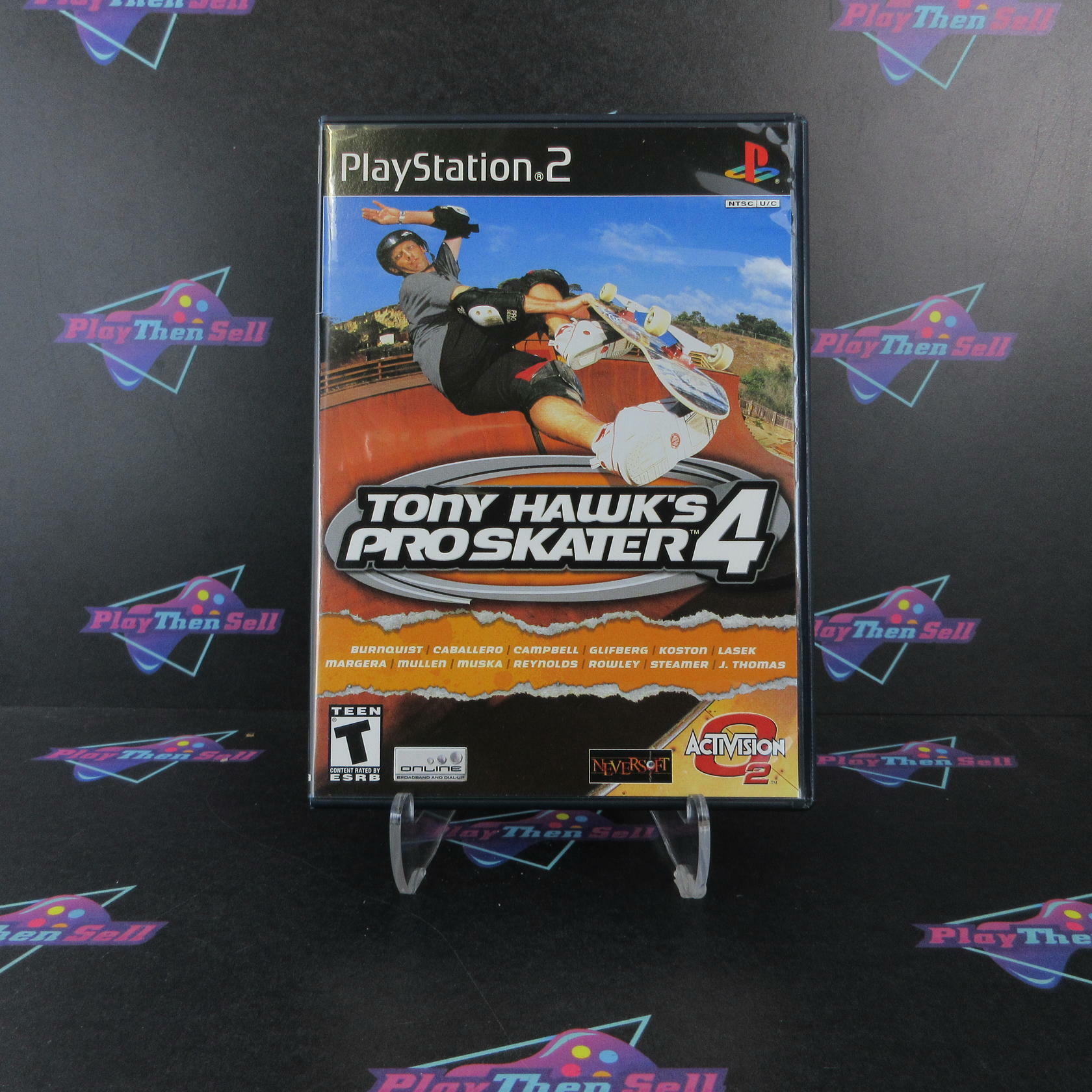 Tony Hawk's Pro Skater 4 PS2 PlayStation 2 + Reg Card Complete - Excellent