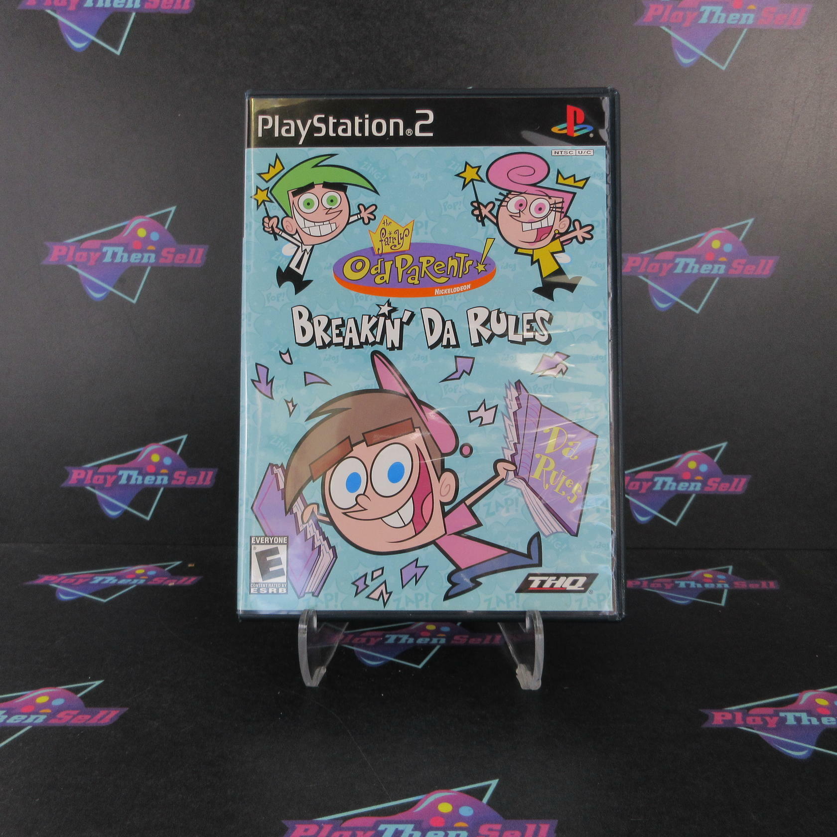 Fairly Odd Parents Breakin' Da Rules PS2 PlayStation 2 Complete - Excellent