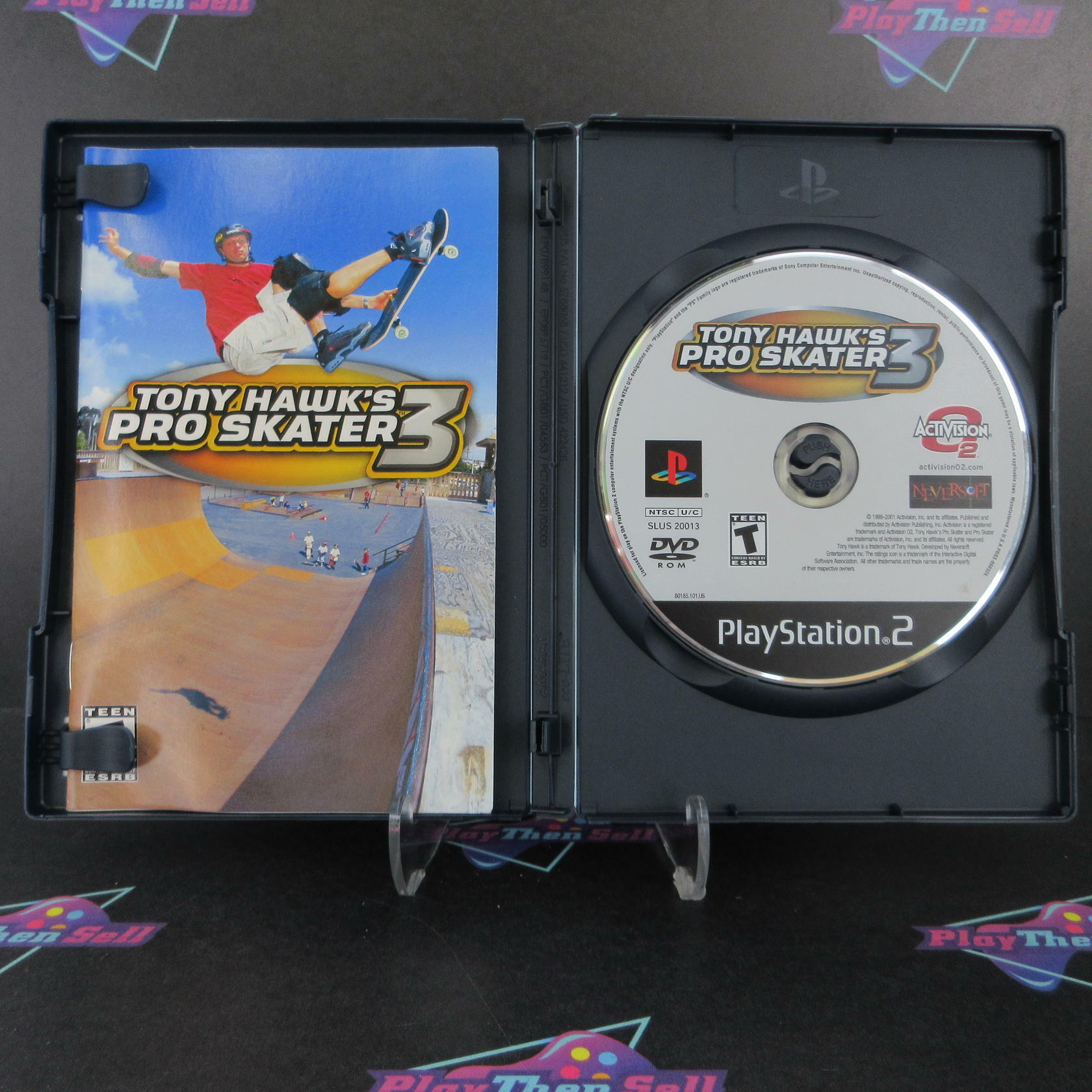 Tony Hawk's Pro Skater 3 PS2 PlayStation 2 + Reg Card Complete - Excellent