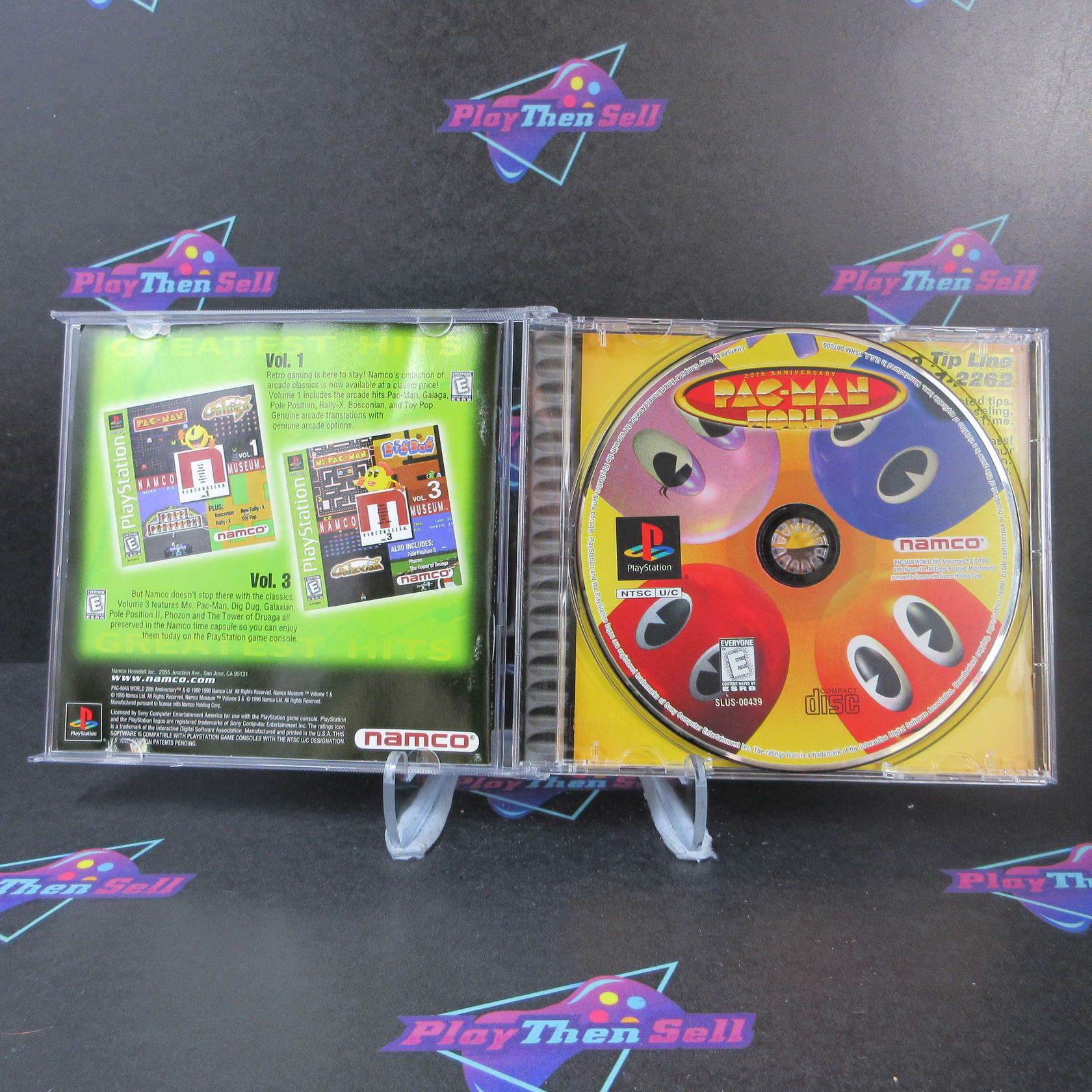Pac-Man World + Reg Card PS1 PlayStation 1 MD Complete CIB - Very Good