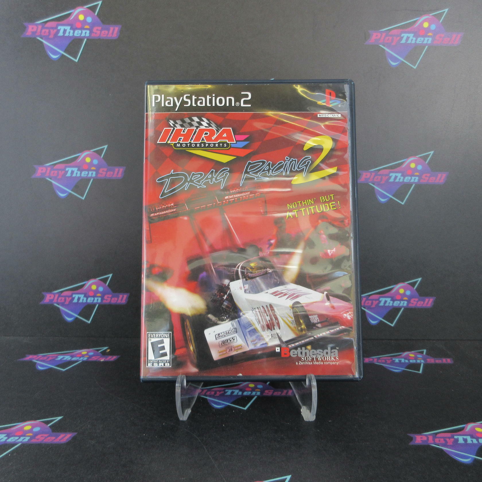 IHRA Motorsports Drag Racing 2 PS2 PlayStation 2 DD + Reg Card Complete CIB - Very Good