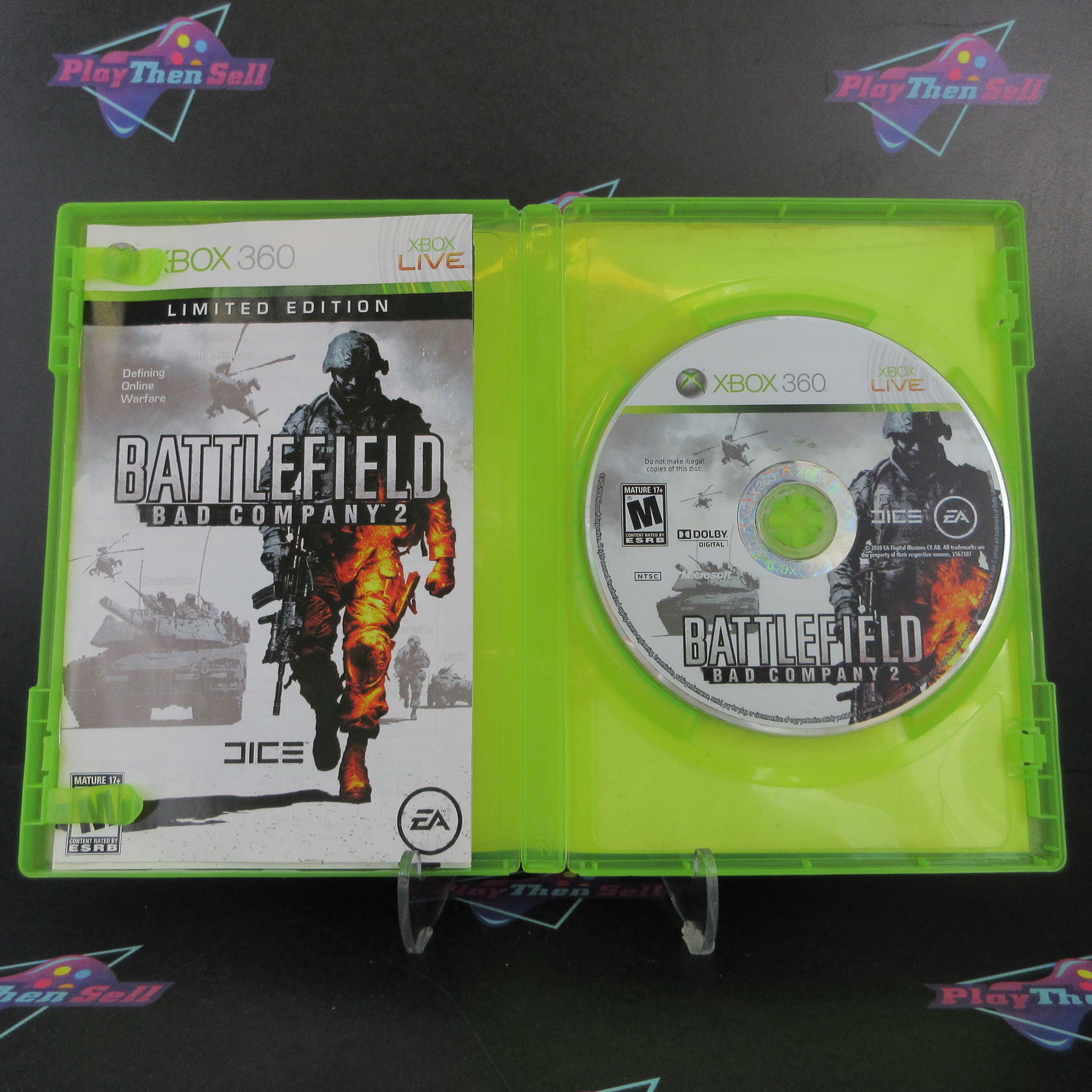 Battlefield Bad Company 2 Limited Edition Xbox 360 AD Complete CIB - Very Good