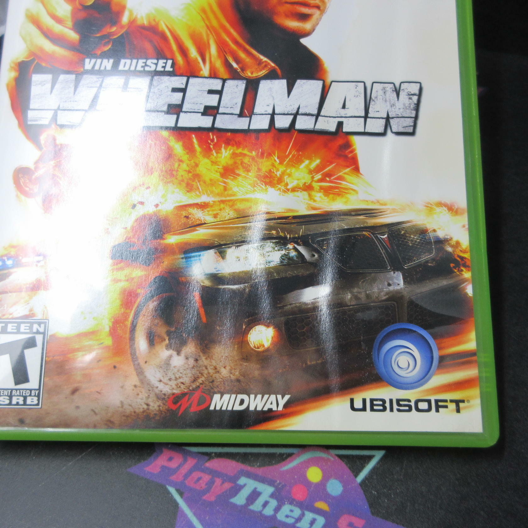 Vin Diesel Wheelman Xbox 360 AD Complete CIB - Very Good